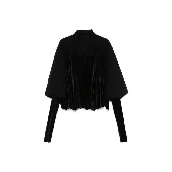 Rick Owens Rick Owens Oversized Black Long Sleeve Jacket -2508 Size S / US 4 / IT 40 - 1 Thumbnail