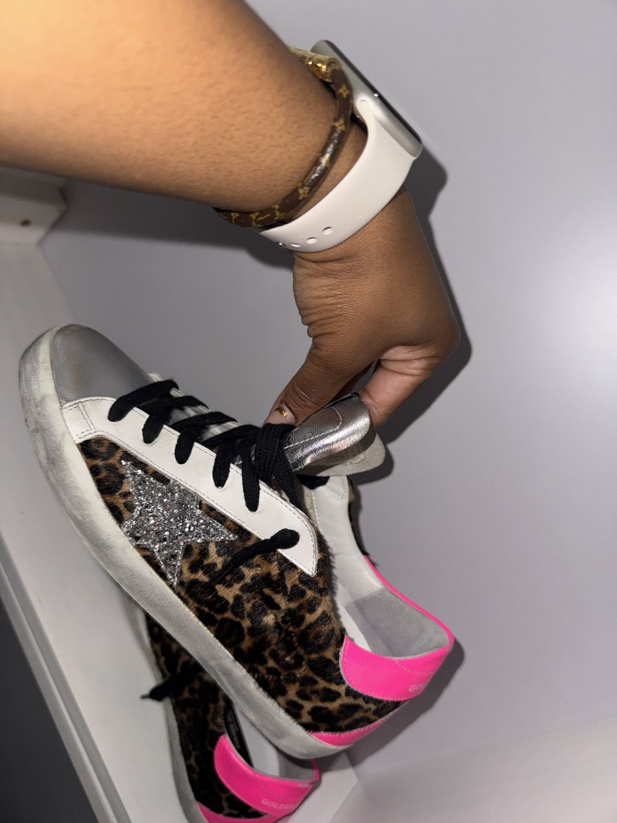 Golden Goose Golden goose leopard print Size US 8 / IT 38 - 1 Thumbnail