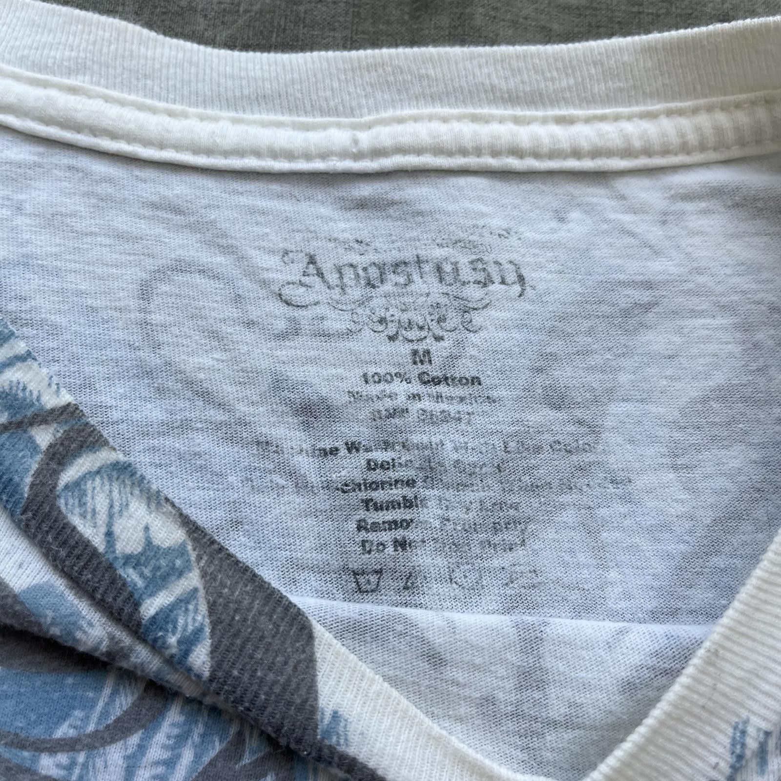 Vintage Vintage Y2K Revolution Grunge Affliction AOP Cross Shirt Size US M / EU 48-50 / 2 - 4 Thumbnail