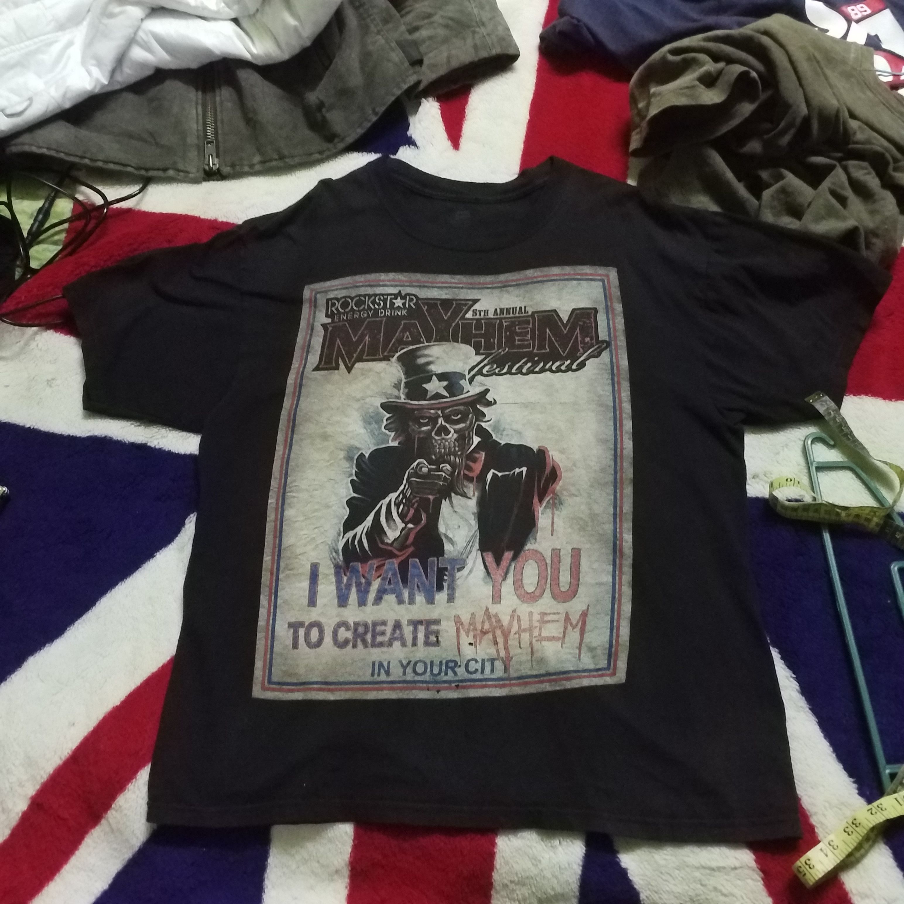 Band Tees × Hanes Mayhem festival destroy shirt Size US L / EU 52-54 / 3 - 1 Thumbnail