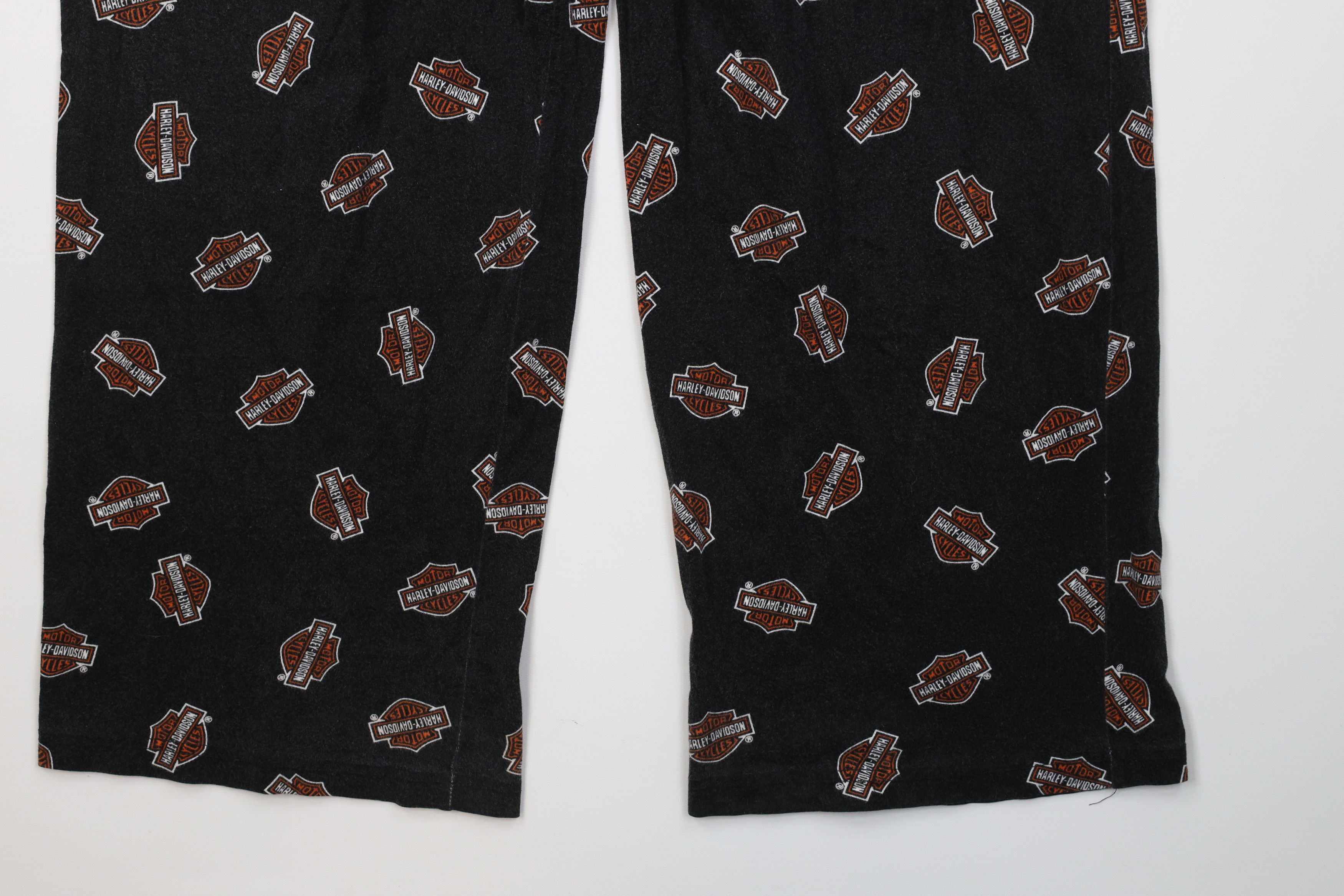 Harley Davidson Vintage 90s Harley Davidson All Over Print Wide Leg Pants Size US 38 / EU 54 - 5 Thumbnail