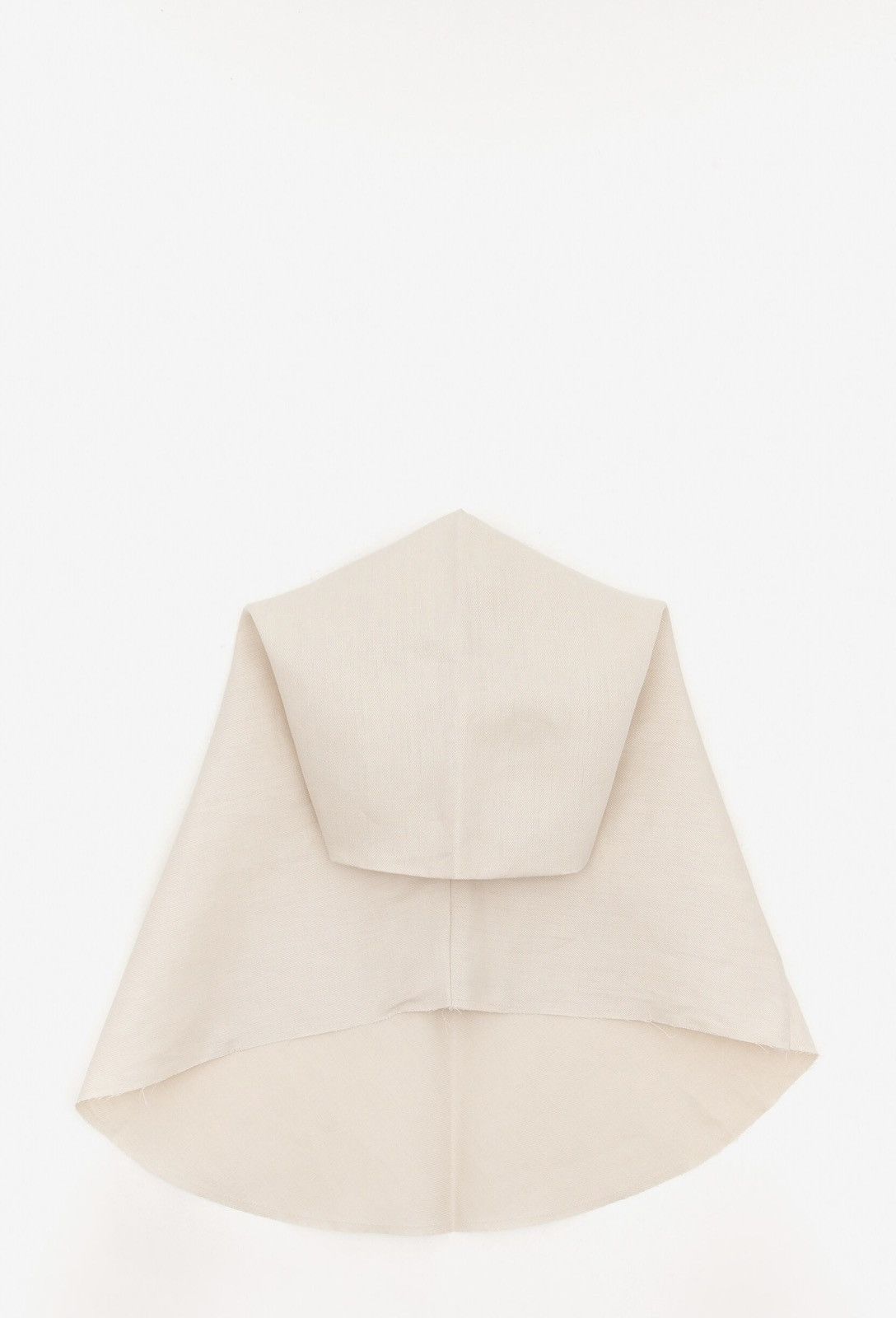 Rick Owens Rick Owens Hollywood SS25 Beige Linen Nun Hat Size ONE SIZE - 1 Thumbnail