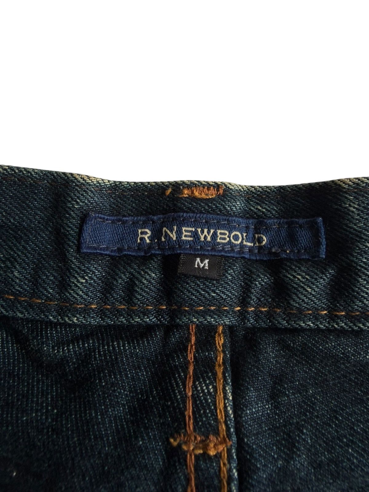 R.Newbold R.NEWBOLD SELVEDGE BUCKLE BACK JAPANESE DISTRESSED DENIM Size US 32 / EU 48 - 14 Thumbnail