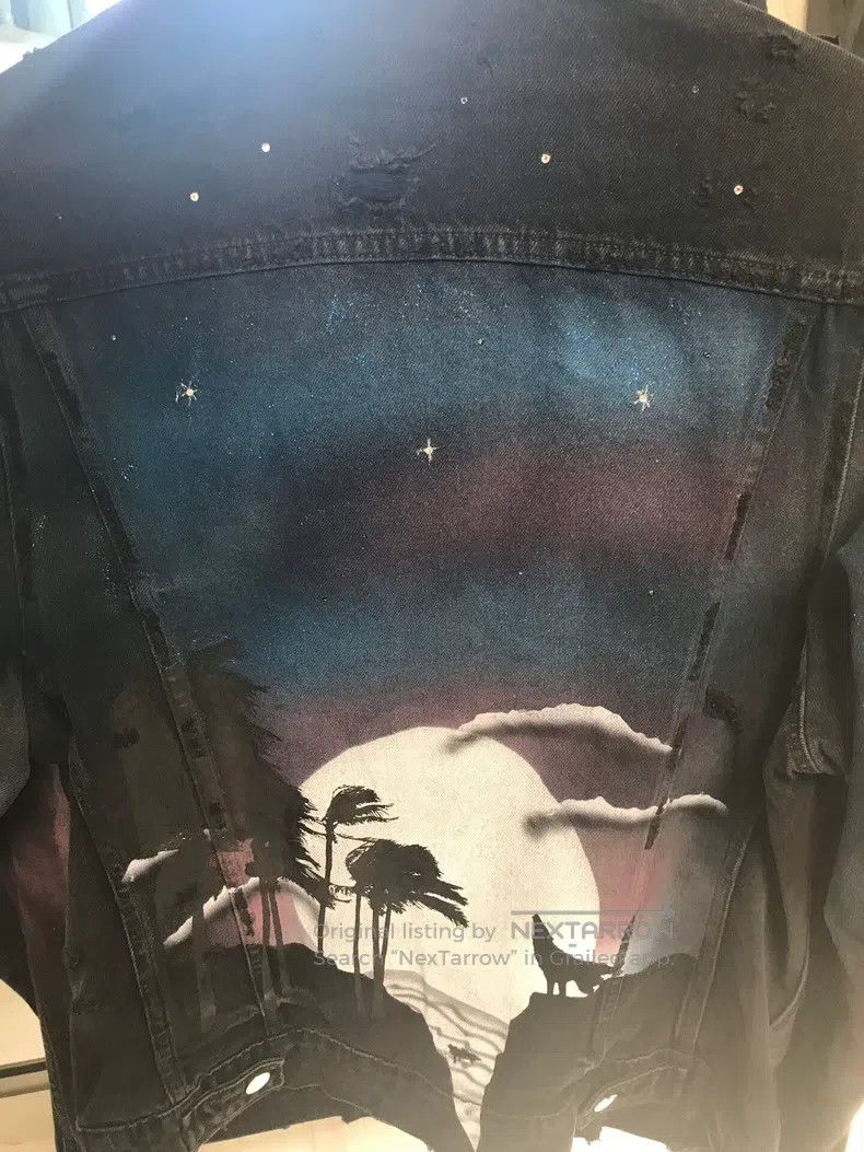Amiri Amiri Starry Night Wolf Destroyed Jacket Size US M / EU 48-50 / 2 - 9 Thumbnail