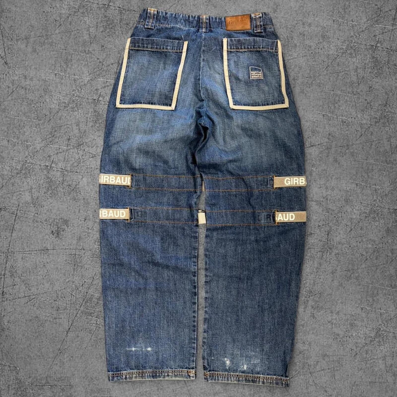 Marithe + Francois Girbaud Y2K Marithé & Francois Girbaud Baggy Strap Jeans Size US 32 / EU 48 - 6 Thumbnail