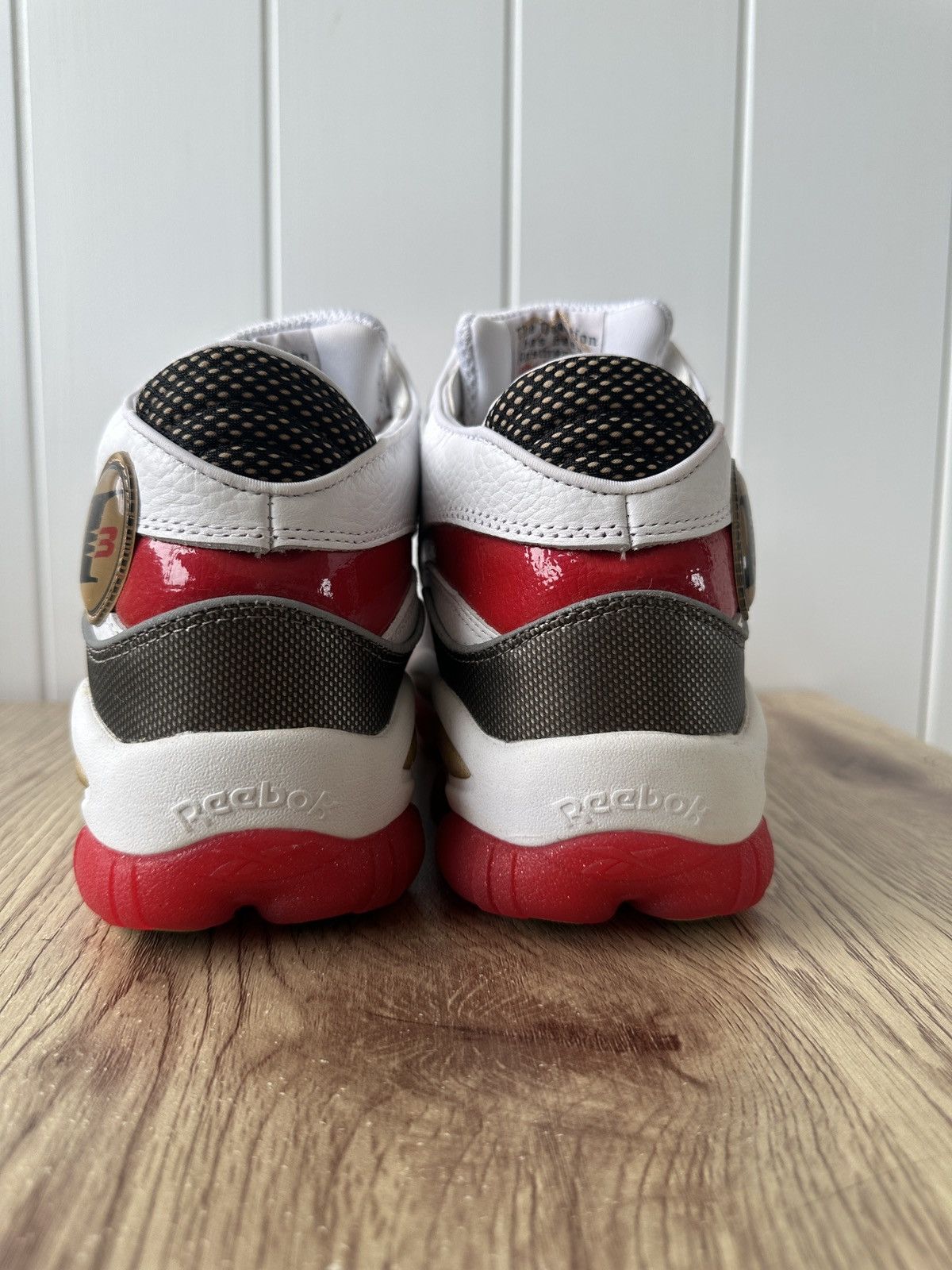 Reebok Reebok Answer IV (Allen Iverson) – White/Red/Gold Size US 10 / EU 43 - 5 Thumbnail