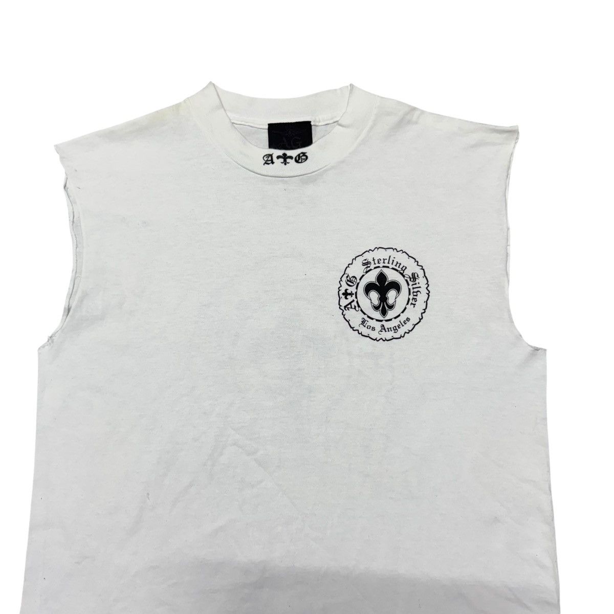 A&G Rock 90s A&G Rock Sterling Silver Sleeveless Chrome Hearts Size US L / EU 52-54 / 3 - 3 Thumbnail