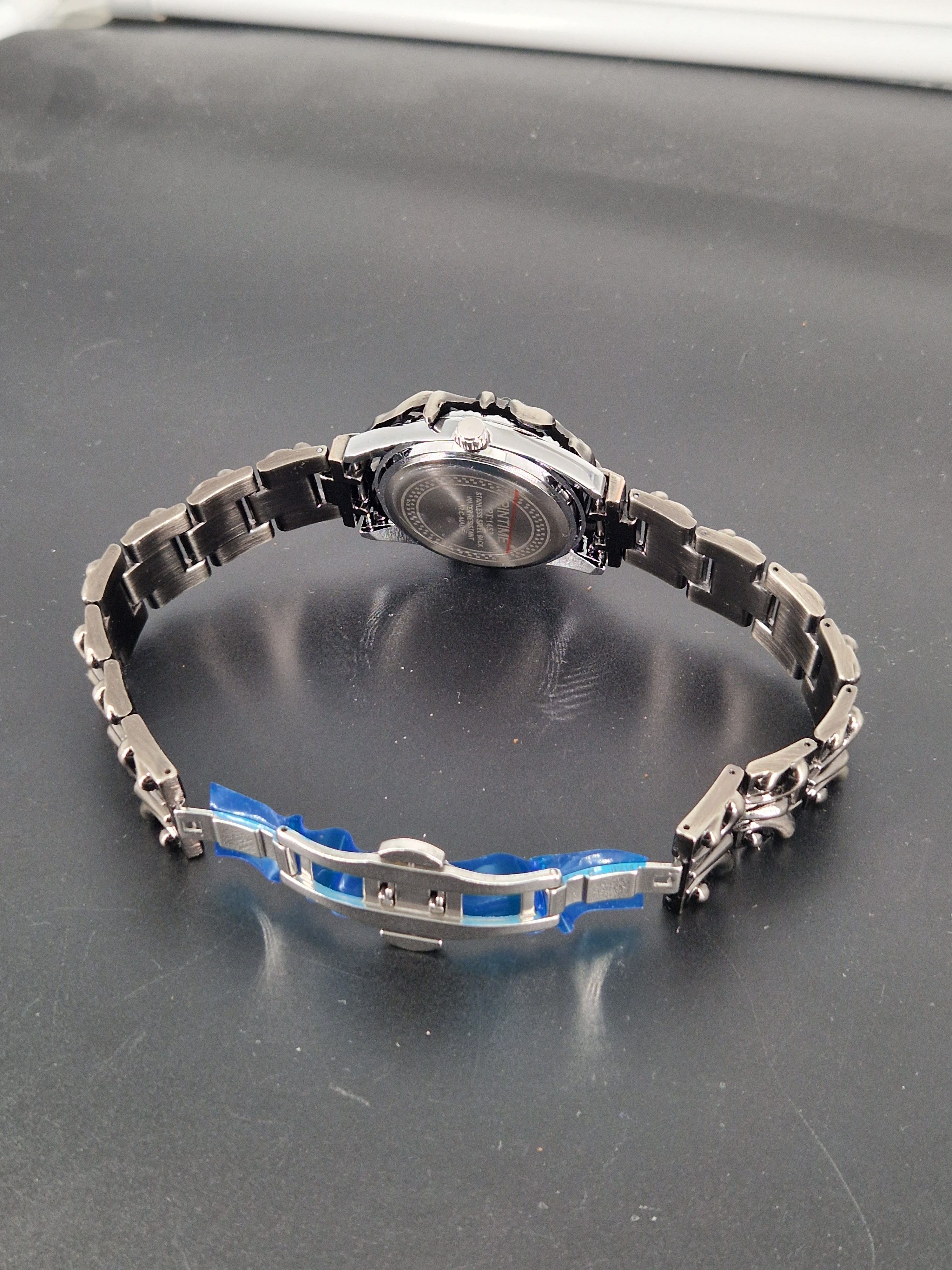 Other Y2K Opium Gothic Metal Chain Watch Flame Bracelet 40mm Size 40 - 11 Thumbnail