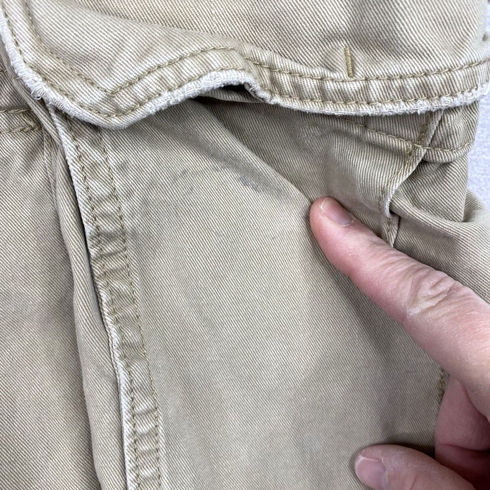 Ralph Lauren VINTAGE Ralph Lauren POLO JEANS CO Cargo Shorts 36 Beige Distressed Grunge Men Cargo Pocket Beig e/Cargo/Grunge Mens Size US XL / EU 56 / 4 - 5 Thumbnail