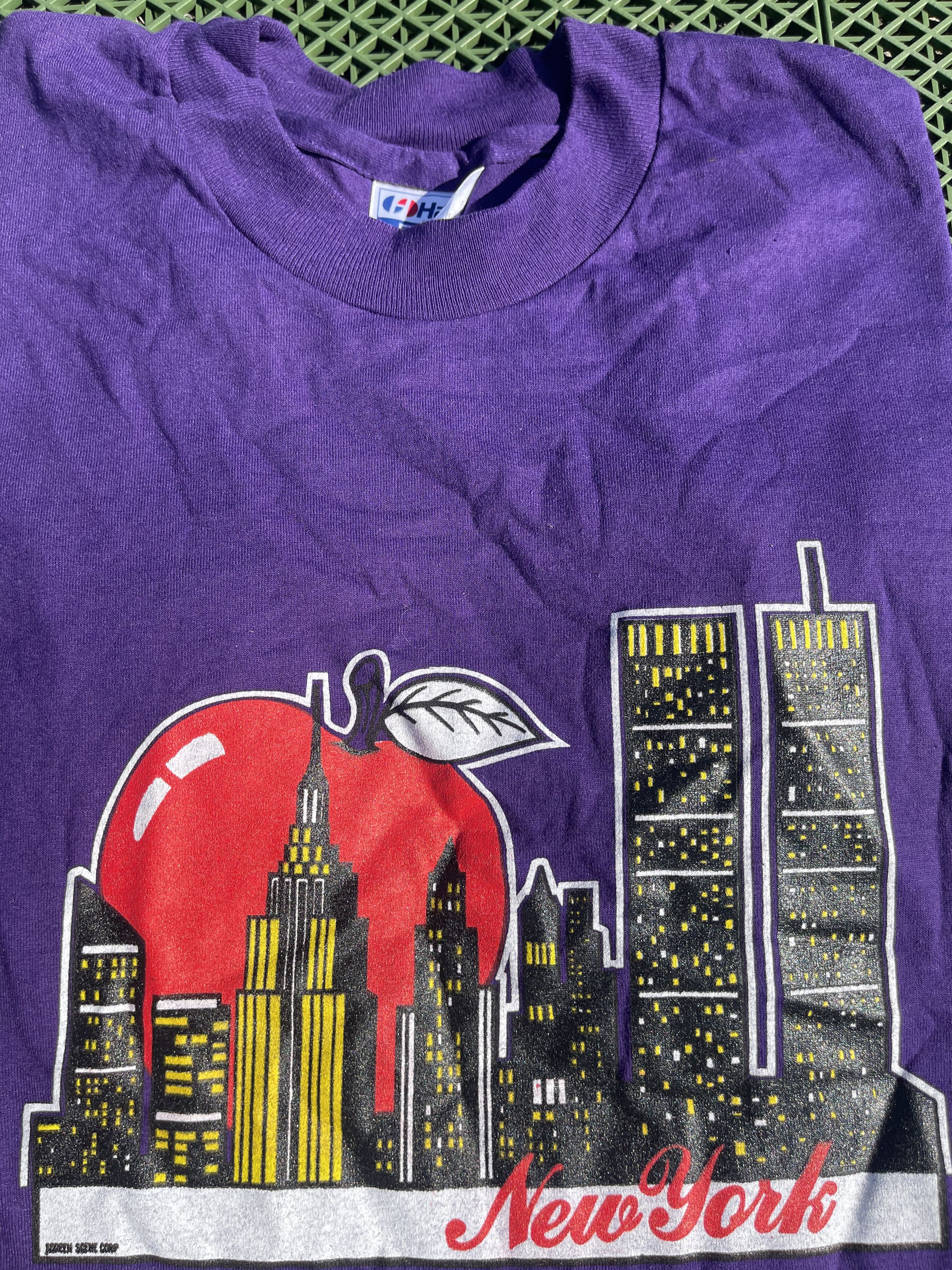 Vintage Twin Towers 90's New York City Vintage NYC T-Shirt Size US M / EU 48-50 / 2 - 10 Thumbnail