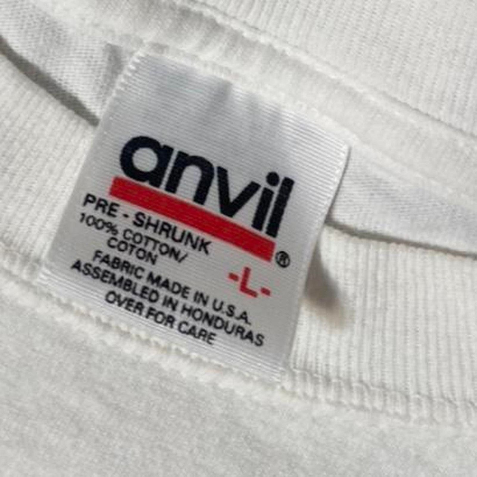 Anvil Vintage 90s human i tees cat tiger Size US L / EU 52-54 / 3 - 3 Thumbnail