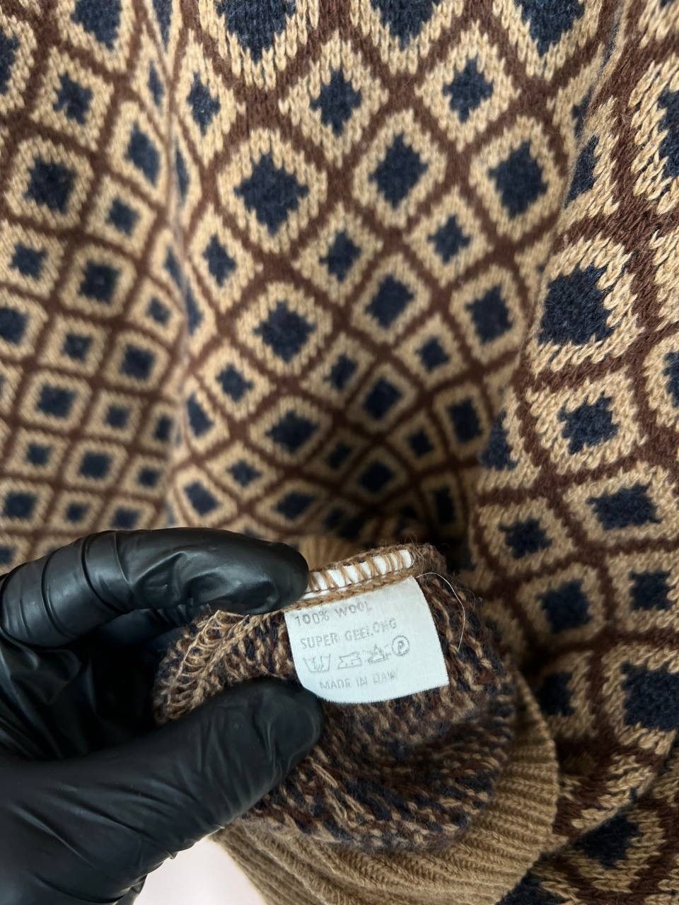 Bally Bally Patterned Wool Knit Sweater Mens Size 52 M/L Jumper Size US L / EU 52-54 / 3 - 11 Thumbnail