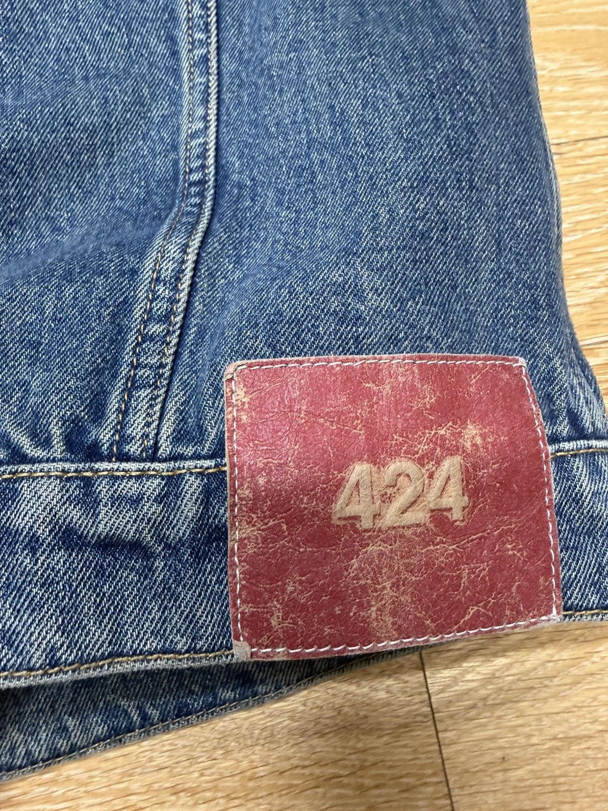 424 424 indigo denim trucker jacket Size US M / EU 48-50 / 2 - 3 Thumbnail