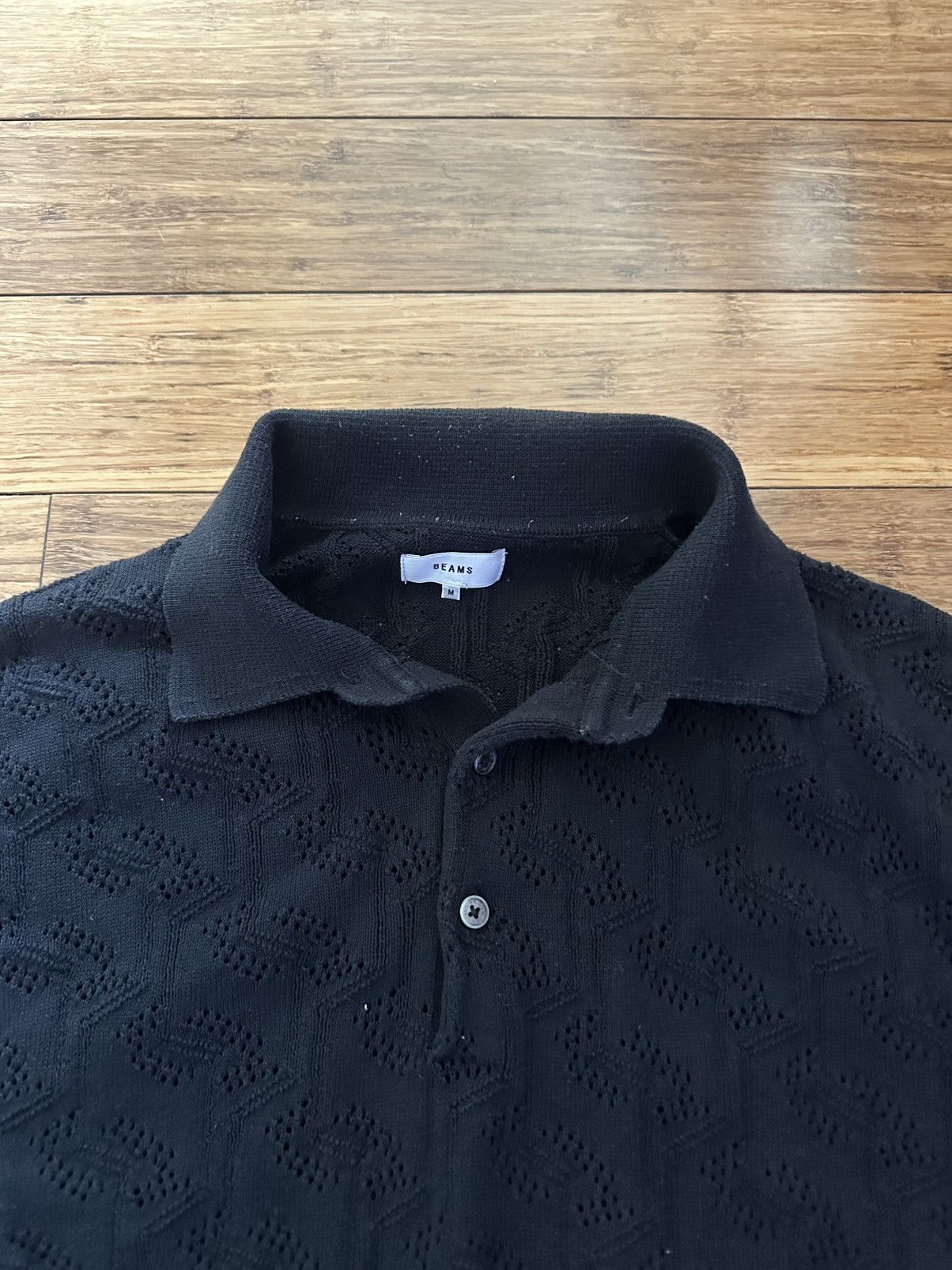 Beams Plus Beams Plus Polo Knit Shirt Size US L / EU 52-54 / 3 - 2 Thumbnail