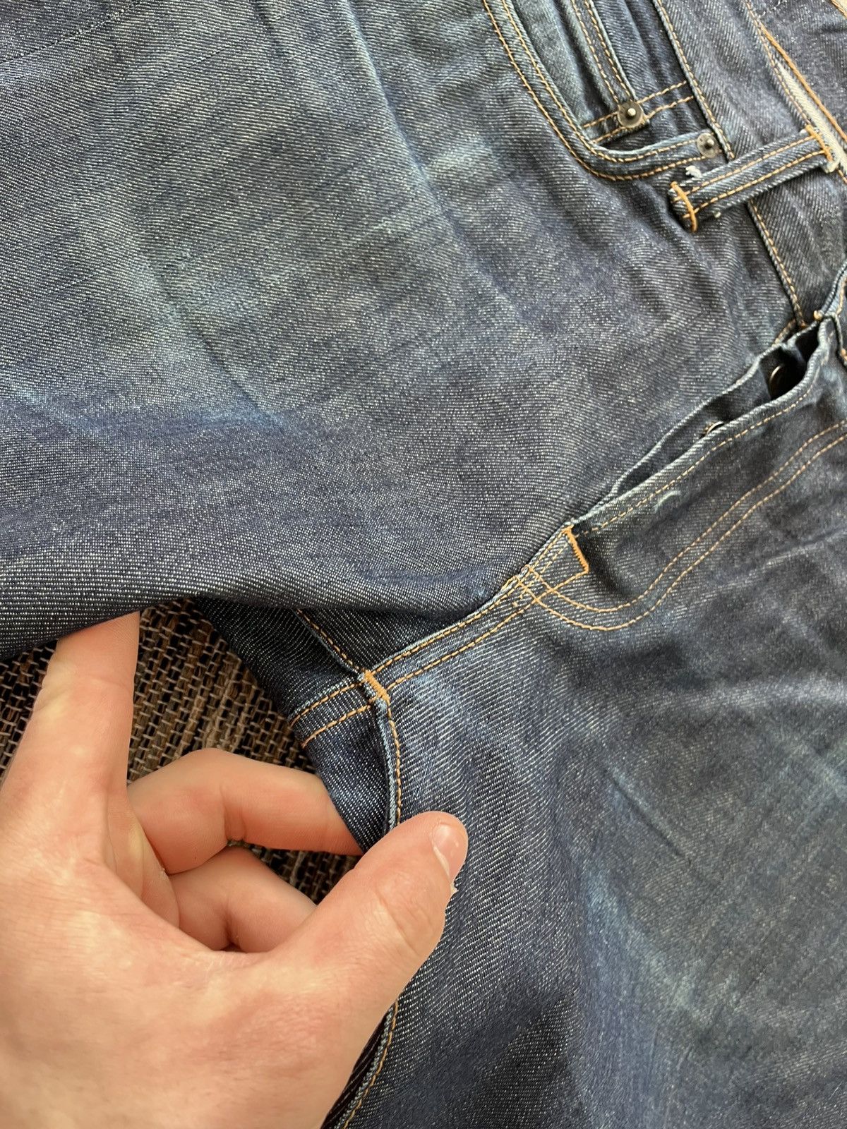 Edwin Vintage Edwin Japanese Faded Denim Jeans 33/32 Blue Y2K Size US 33 - 23 Thumbnail