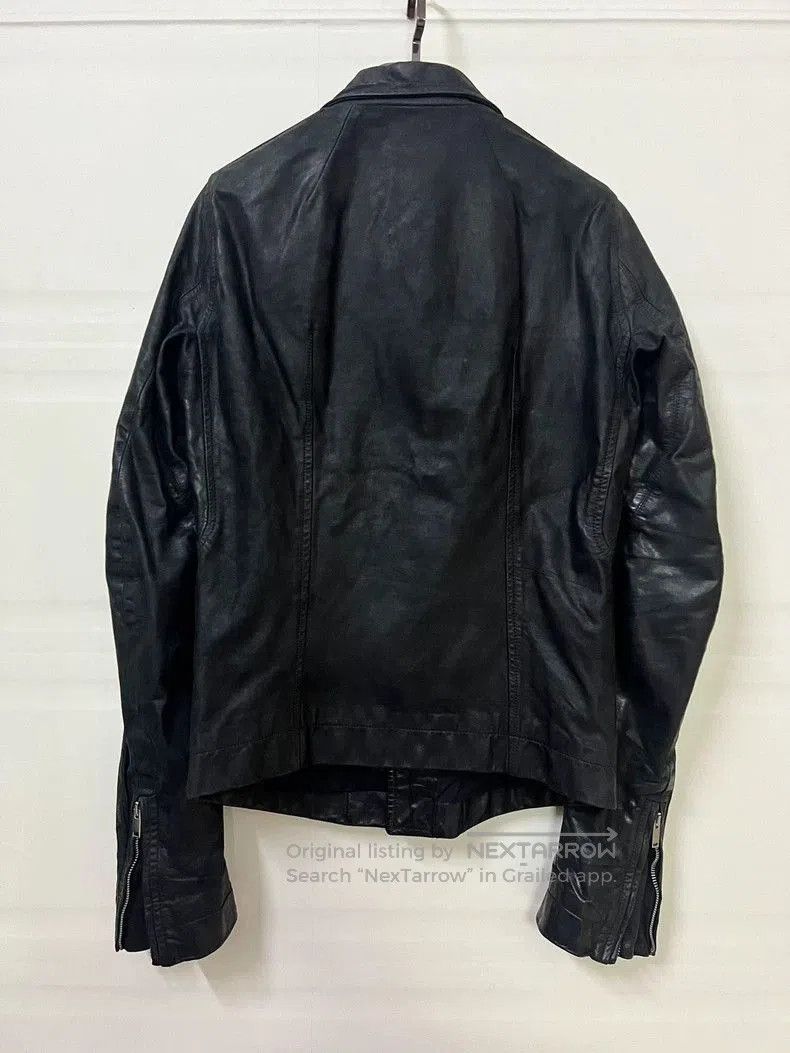 Rick Owens Rick Owens Motorcycle rider leather coat jacket. Size US S / EU 44-46 / 1 - 6 Thumbnail
