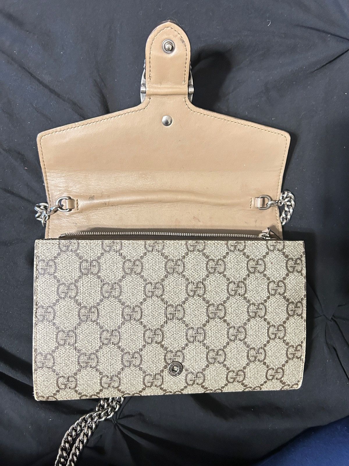 Gucci Gucci Dionysus GG Supreme Chain Wallet Size ONE SIZE - 6 Thumbnail