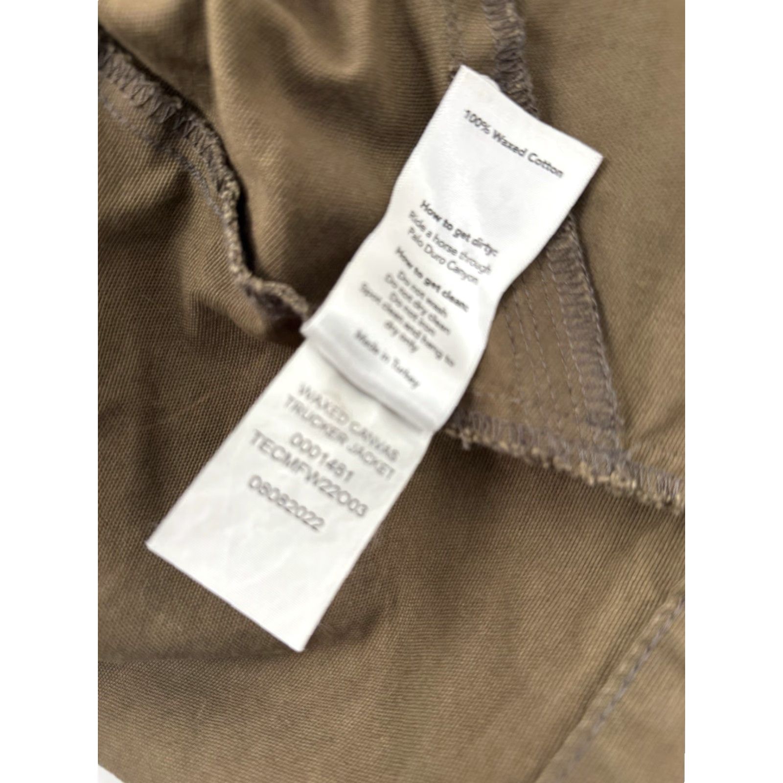 Tecovas Tecovas Waxed Cotton Canvas Mens XXL Ranch Western Field Jacket Size US XXL / EU 58 / 5 - 7 Thumbnail