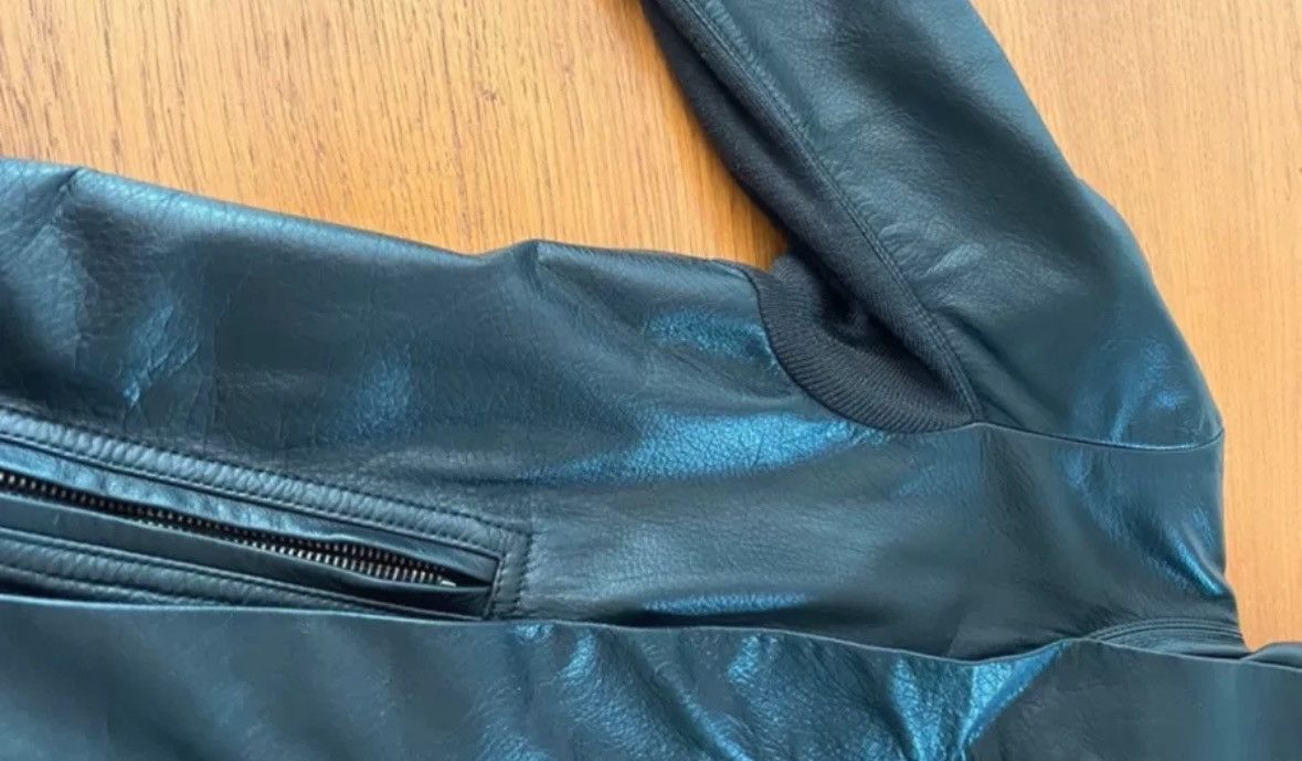 Rick Owens Rick Owens Dark Leather Motorcycle Jacket Size US M / EU 48-50 / 2 - 5 Thumbnail