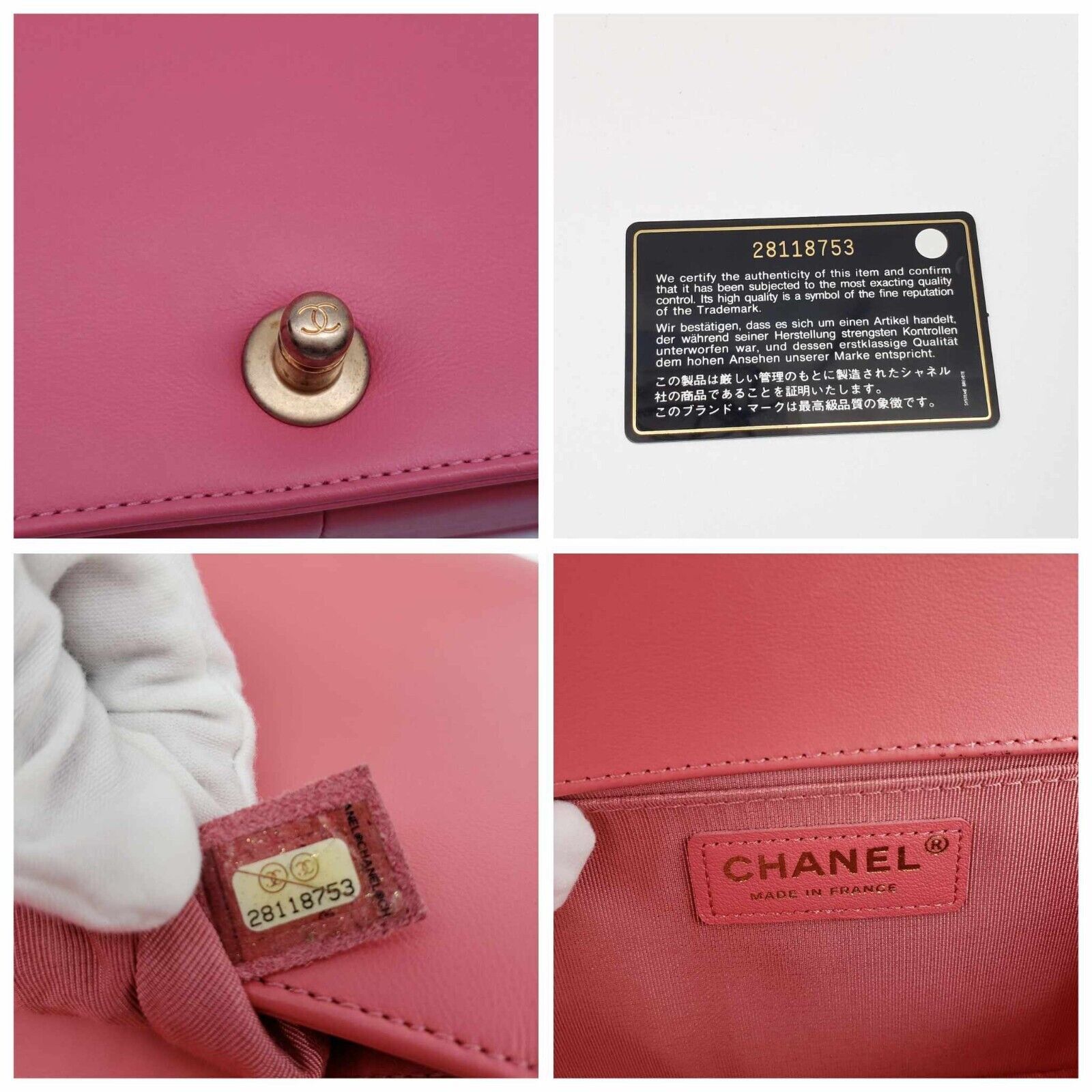 Chanel 100% Authentic CHANEL Boy Leather Shoulder Bag 2700-080524 Size ONE SIZE - 22 Thumbnail