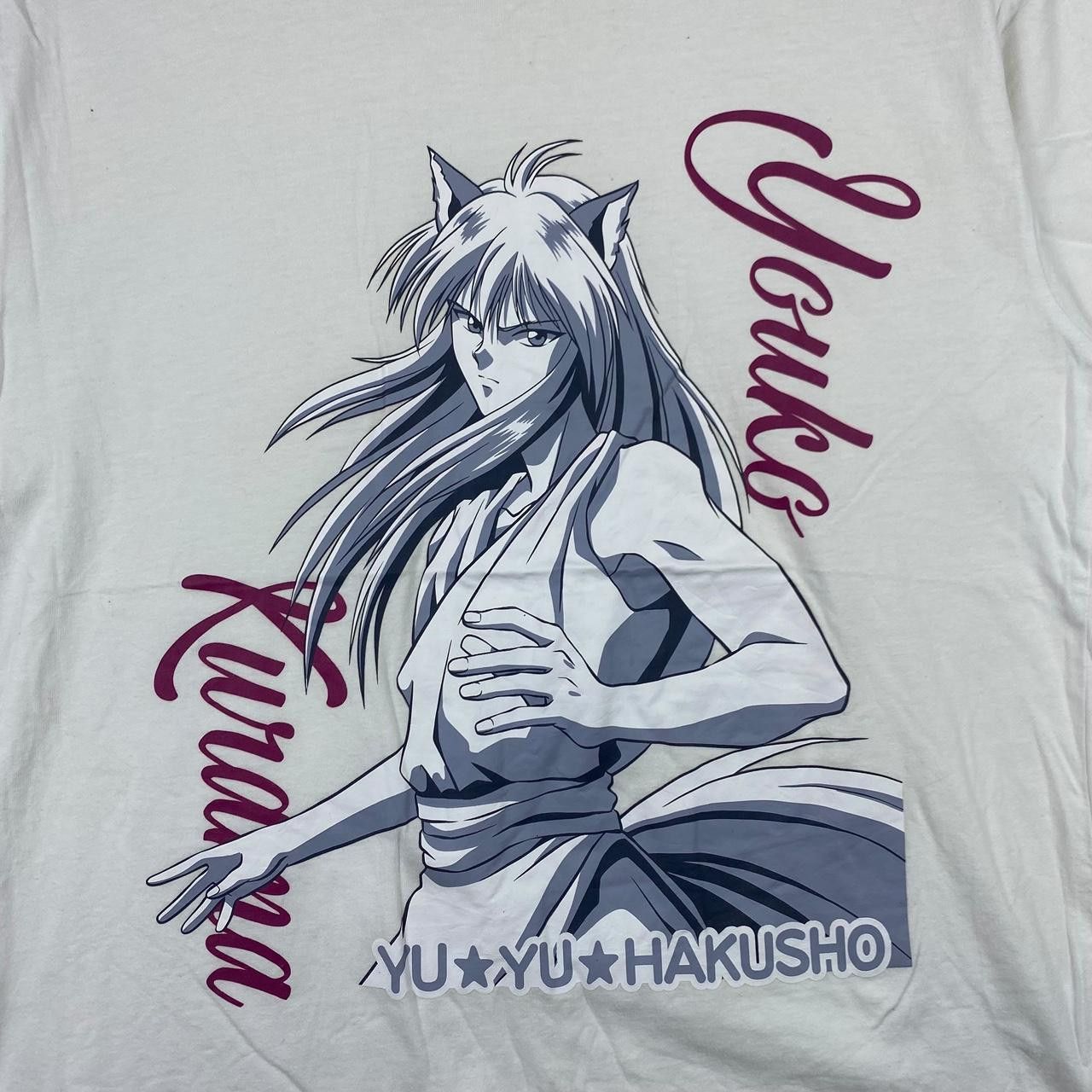 Anime YUYU HAKUSHO KURAMA Manga Anime Fox Demon Tee Shirt Top Size US L / EU 52-54 / 3 - 3 Thumbnail