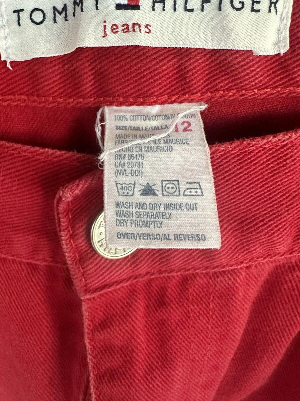 Tommy Hilfiger Tommy Hilfiger Red Cotton Denim Carpenter Jeans Vintage Size 34" / US 12 / IT 48 - 4 Thumbnail