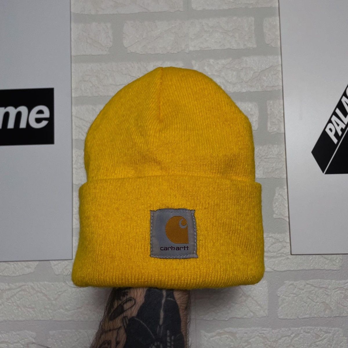 Carhartt × Vintage Vintage Carhartt Detroit Michigan USA Cap Hat beanie y2k Size ONE SIZE - 1 Thumbnail