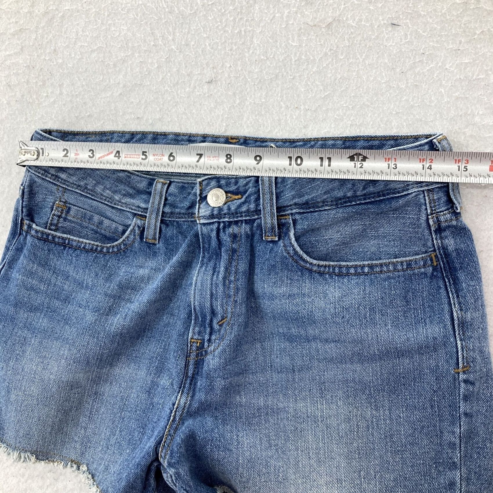 Levi's Levi's Denim High Rise Shortie Shorts 9X2 Jeans 9 Women Blue Vintage: No? Size 30" / US 8 / IT 44 - 3 Thumbnail