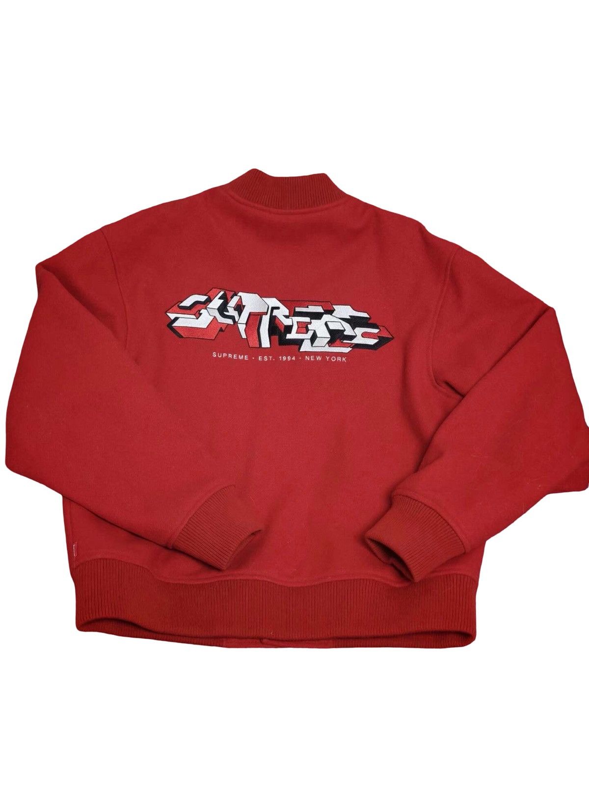 Supreme Delta Logo Varsity Jacket Size US M / EU 48-50 / 2 - 2 Thumbnail