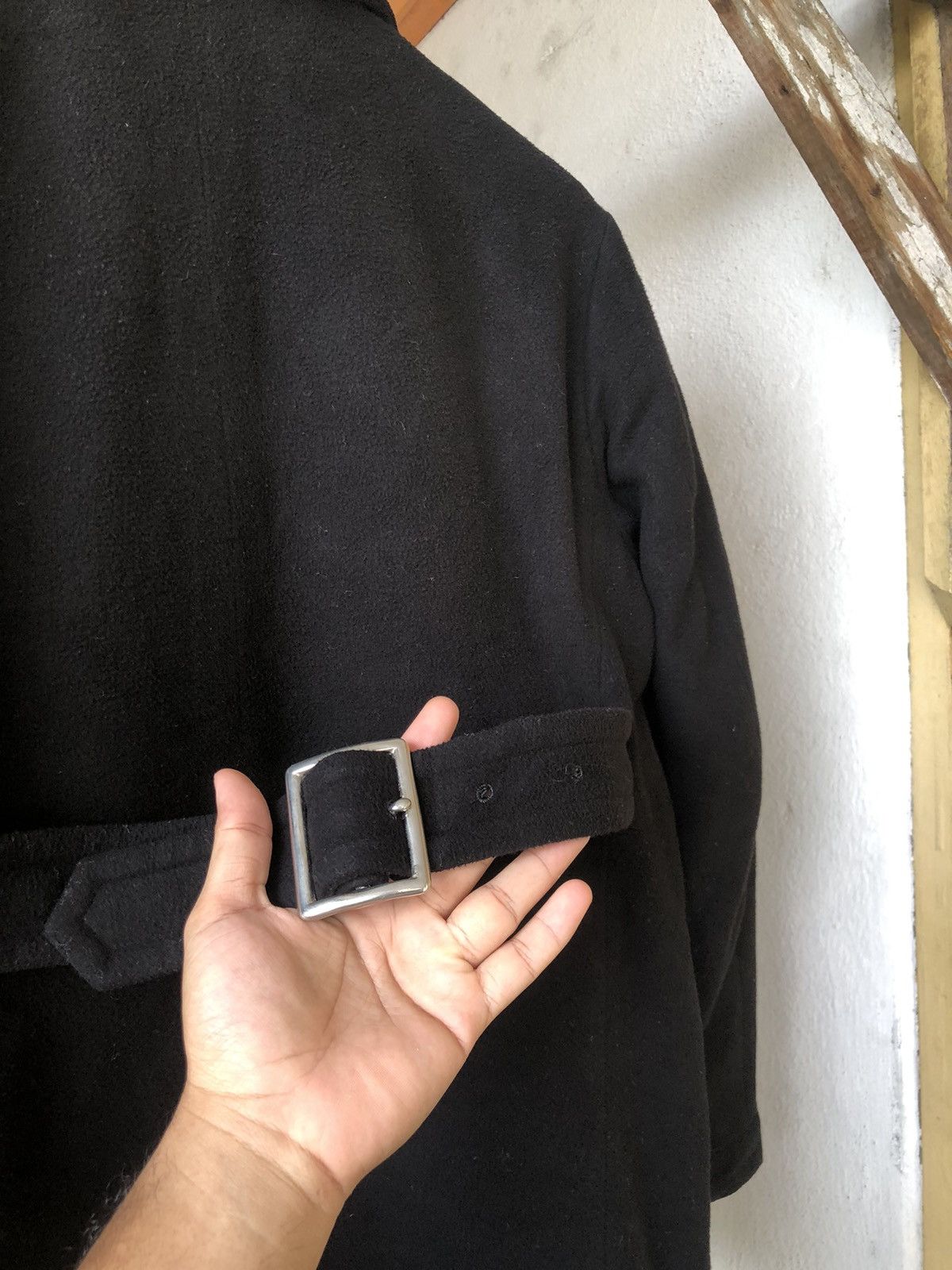 Comme des Garcons 🥷 Comme des Garcons Fleece Winter Pea Coat Jacket Size M / US 6-8 / IT 42-44 - 9 Thumbnail