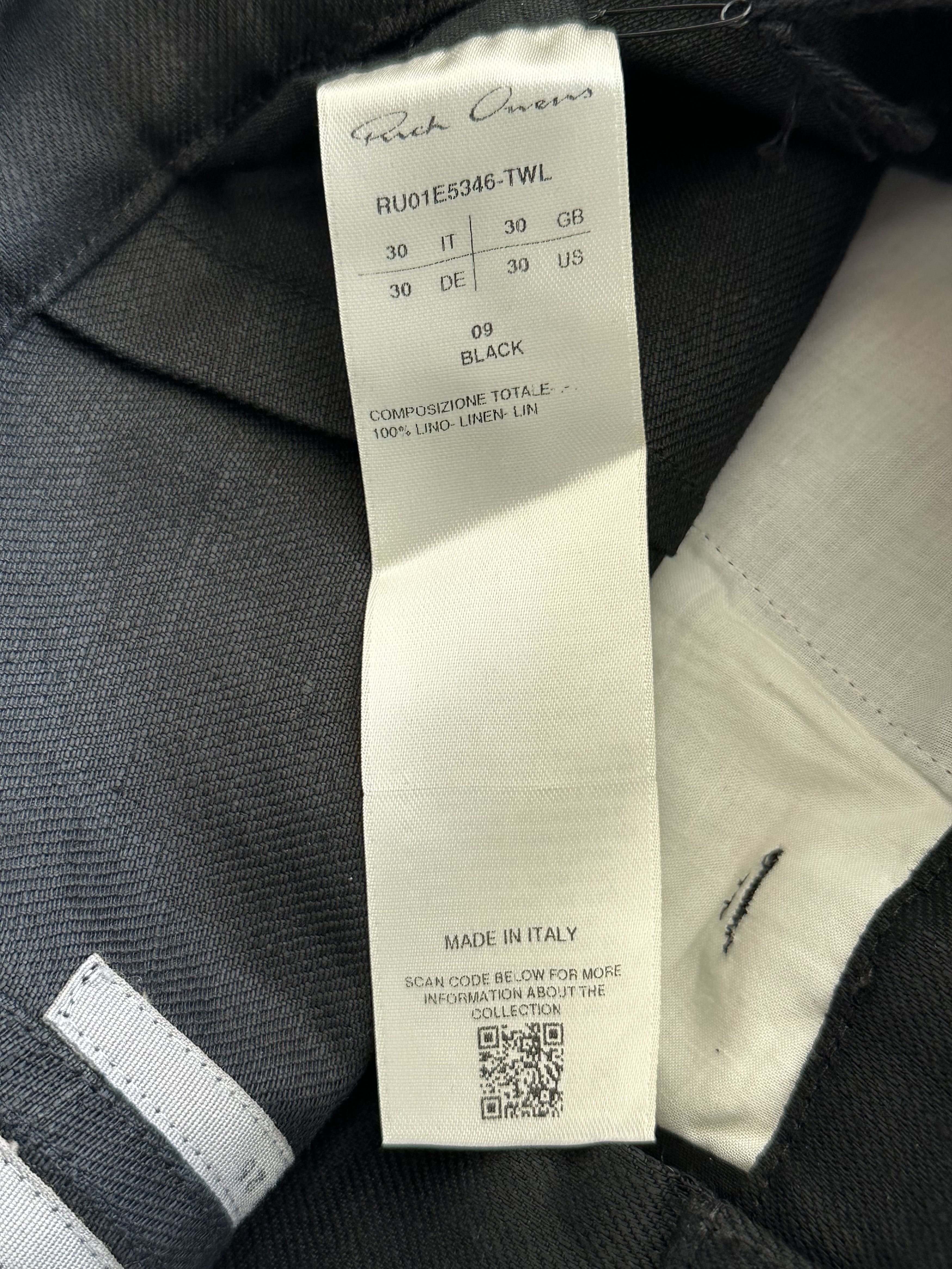 Rick Owens Rick Owens Black Stefan Cargo Pants Size US 34 / EU 50 - 3 Thumbnail