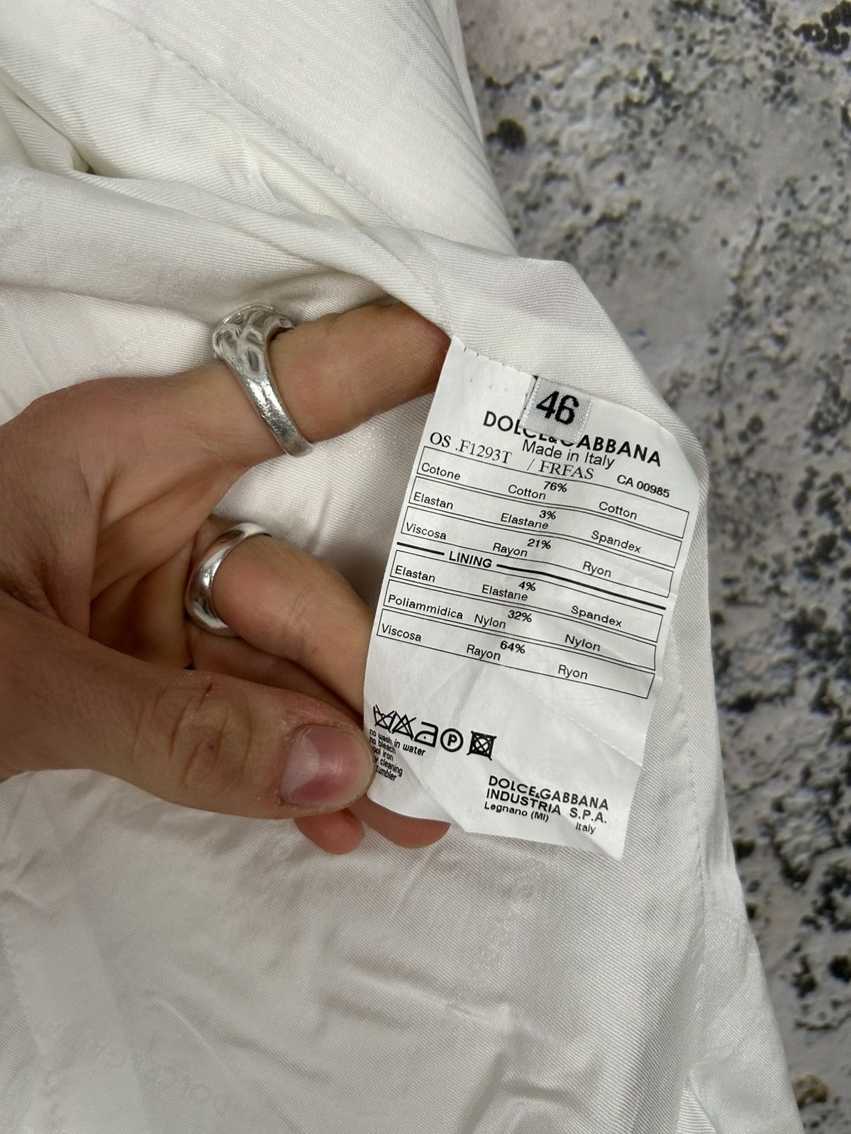 Dolce & Gabbana Vintage Dolce & Gabbana White Blazer Designer 90s Size XXL / US 16-18 / IT 52-54 - 8 Thumbnail