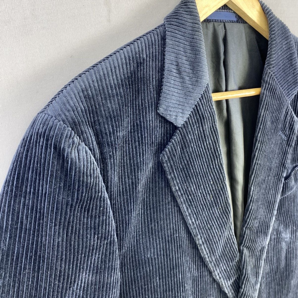 Burberry Vintage 90’s Burberrys Corduroy Blazer Jacket Size US M / EU 48-50 / 2 - 2 Thumbnail