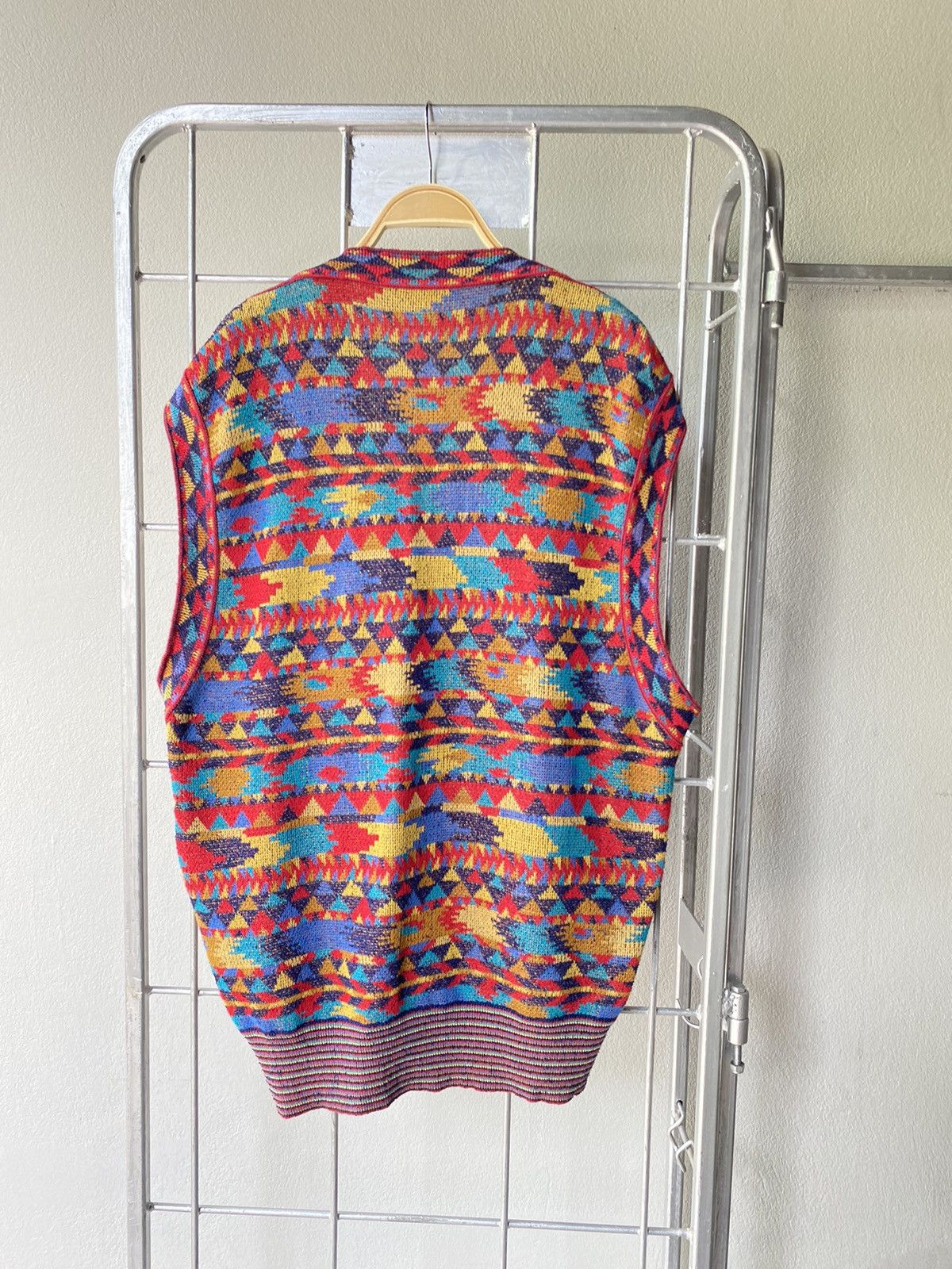 Missoni Missoni multicolor knitted vest Size US XL / EU 56 / 4 - 16 Thumbnail