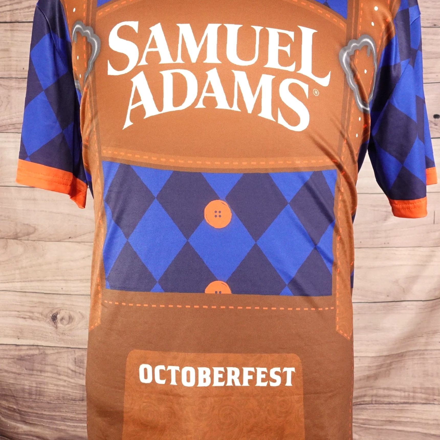 Vintage Samuel Adams Shirt Adult Large Oktoberfest Beer Festival Lederhosen Graphic Tee Size US L / EU 52-54 / 3 - 2 Thumbnail