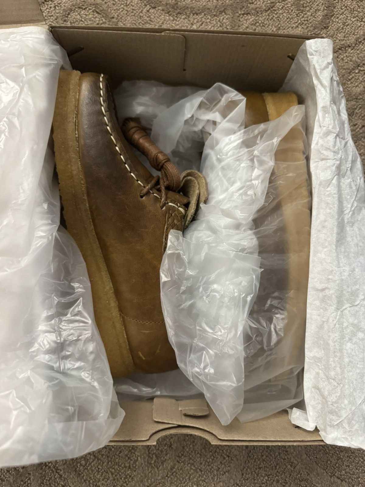 Aime Leon Dore × Clarks Leather Wallabees Size US 5 / EU 37 - 7 Thumbnail