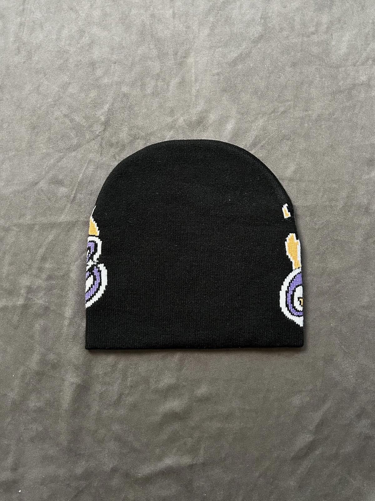 Japanese Brand Rare Sosshouse Flame No Cuff Knit Beanie Hat Black OS Size ONE SIZE - 5 Thumbnail