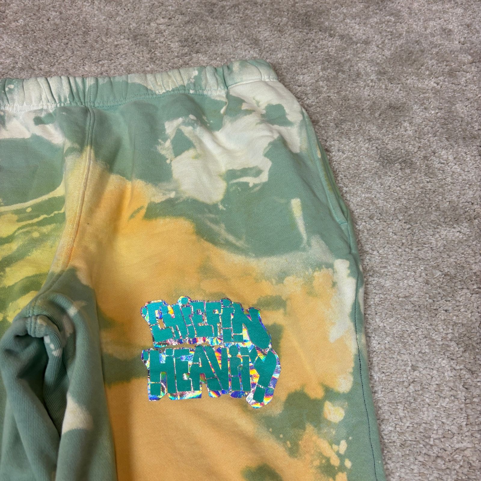 Other Chiefin Heavily Tie Dye Flare Sweatpants Joggers Men's 2XL Size US 36 / EU 52 - 2 Thumbnail