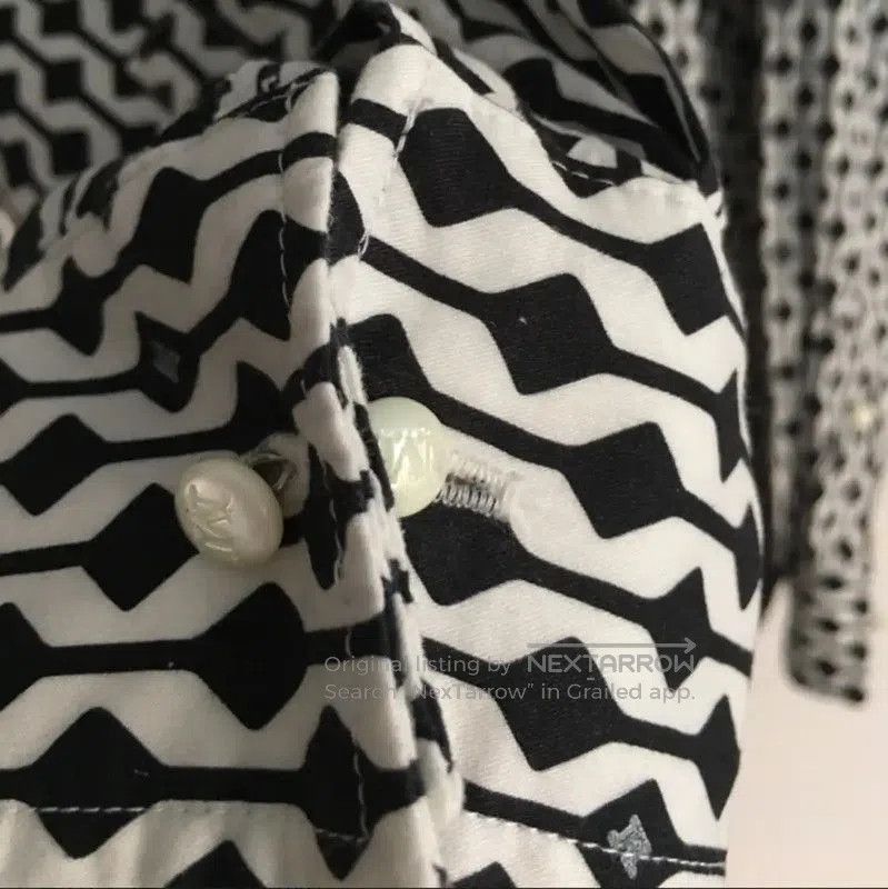 Max Mara MaxMara Color Block Cotton Shirt . Size S / US 4 / IT 40 - 6 Thumbnail
