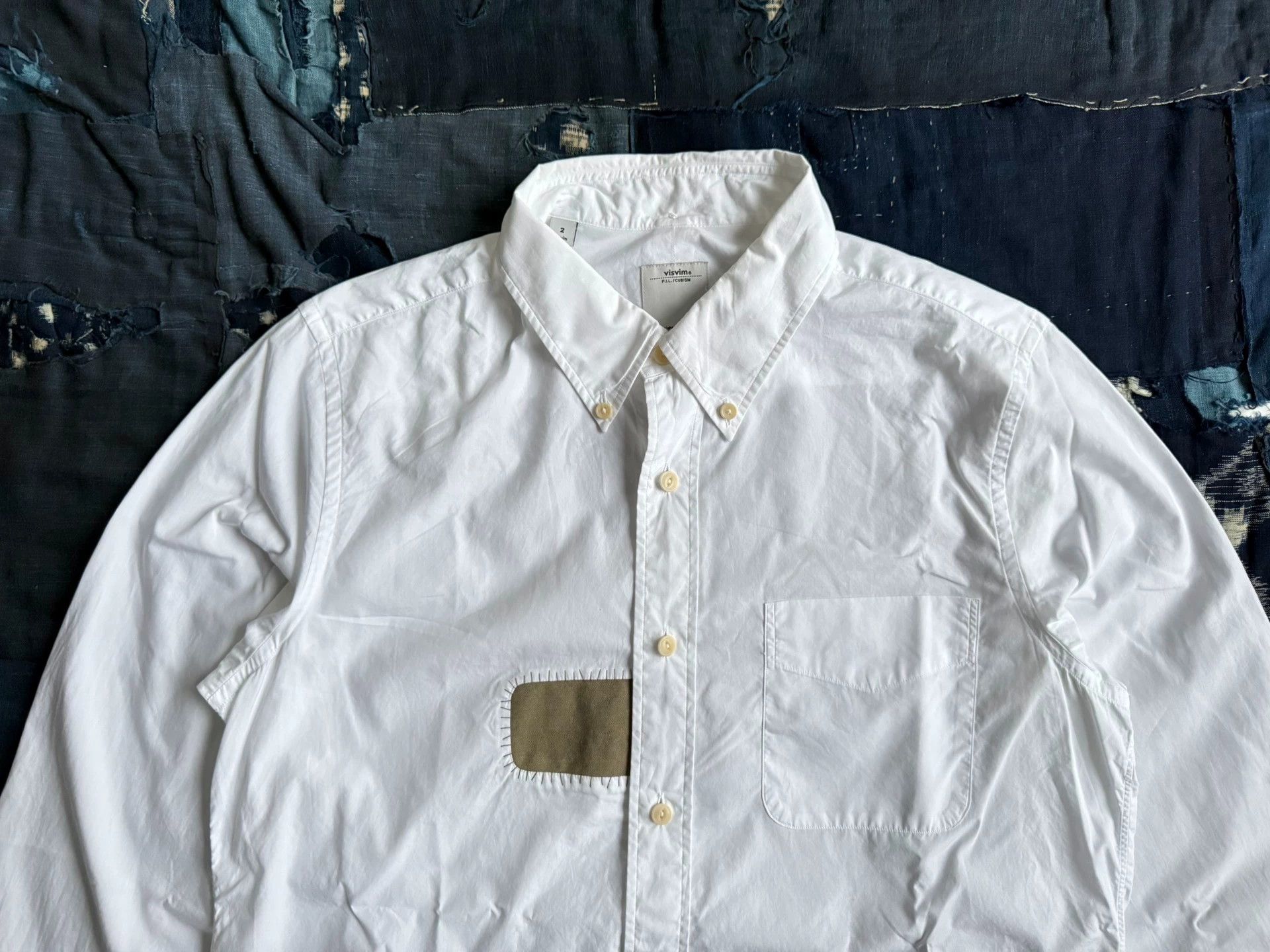 Visvim visvim 15aw fatigues b.d. shirts, L/S, patchwork shirt Size US M / EU 48-50 / 2 - 4 Thumbnail