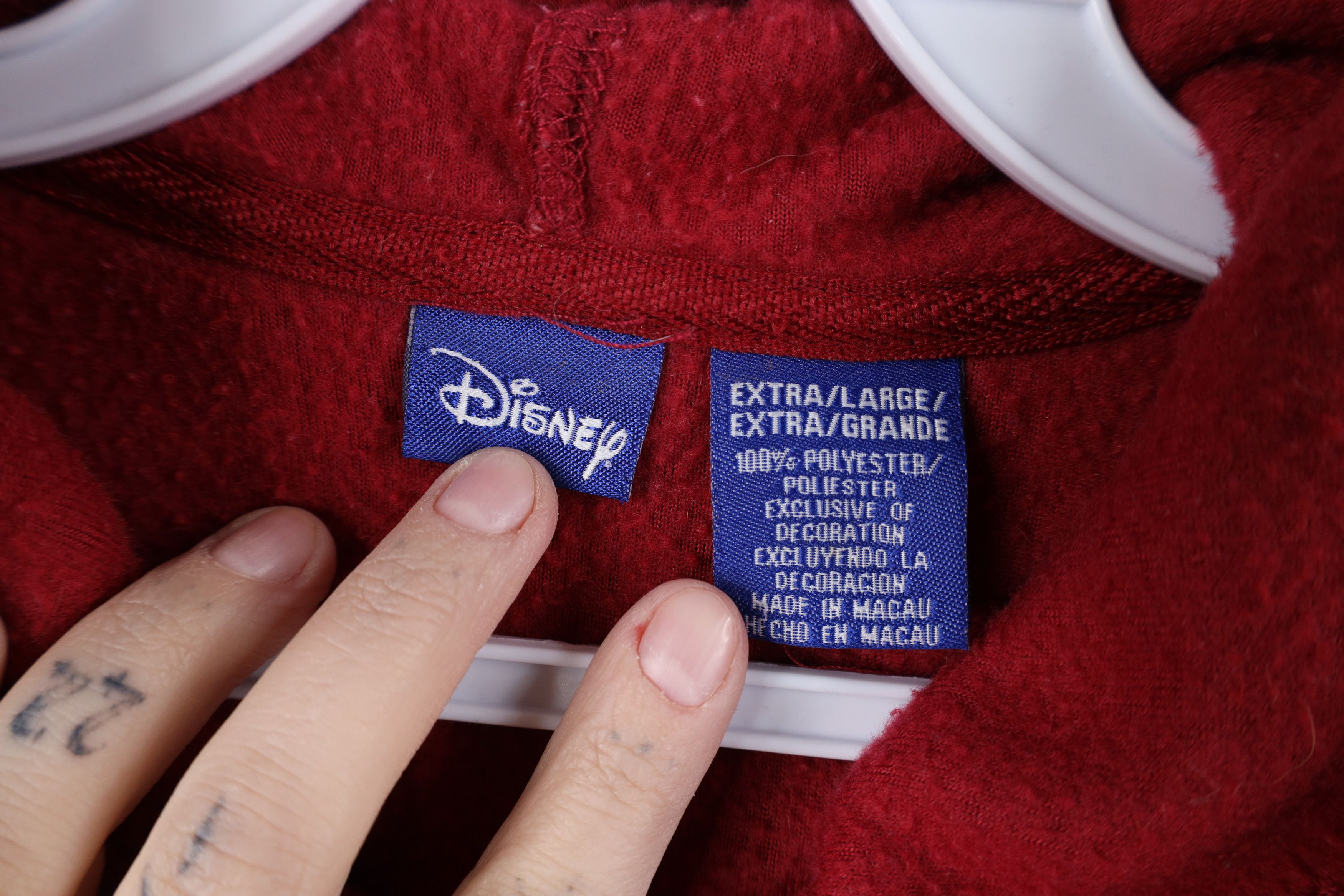 Disney Vintage Disney Winnie the Pooh Tigger Hoodie Sweatshirt Red Size XL / US 12-14 / IT 48-50 - 9 Thumbnail