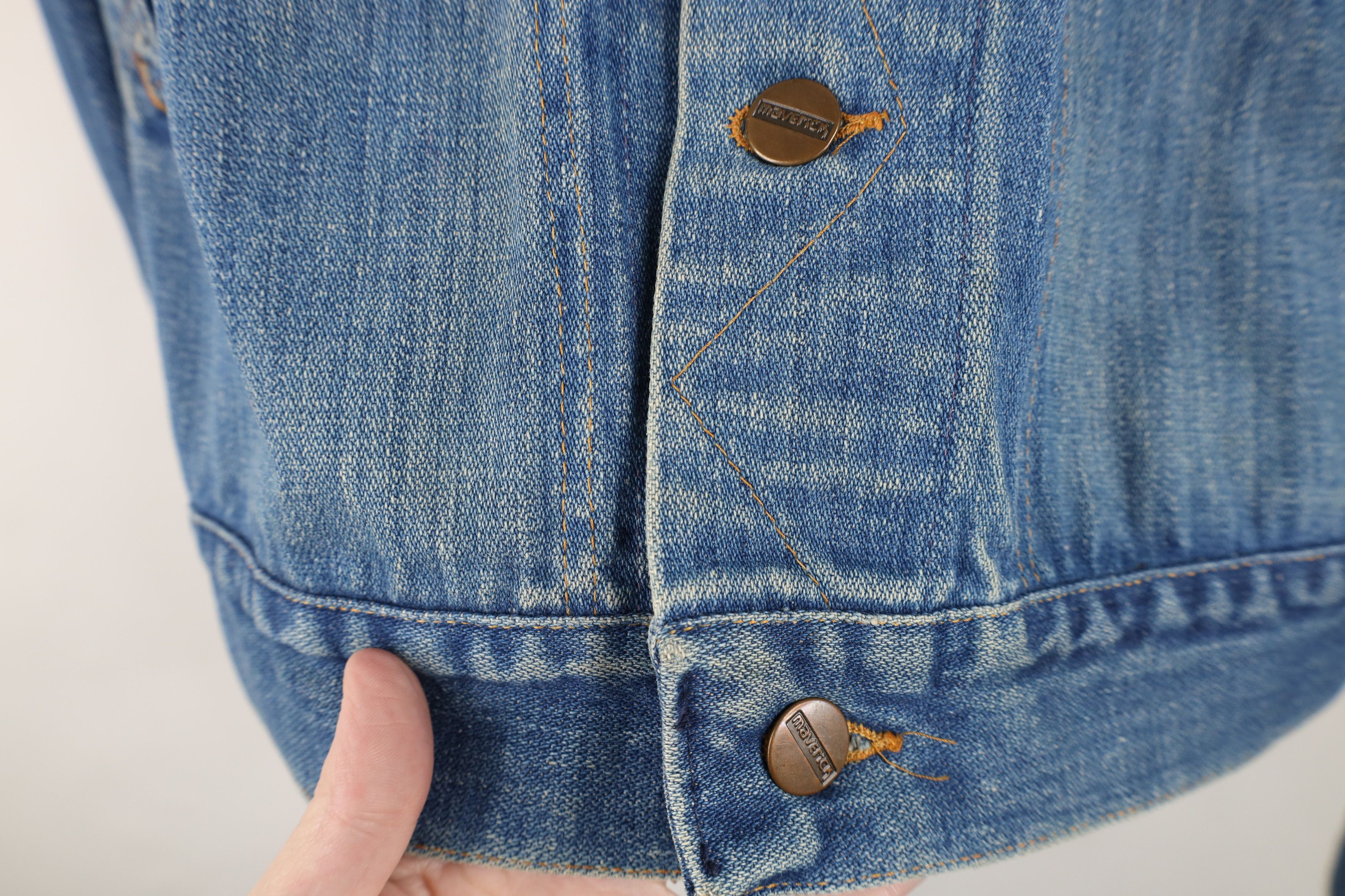Vintage Vintage 60s Streetwear 14oz Denim Jean Trucker Jacket USA Size US XL / EU 56 / 4 - 7 Thumbnail