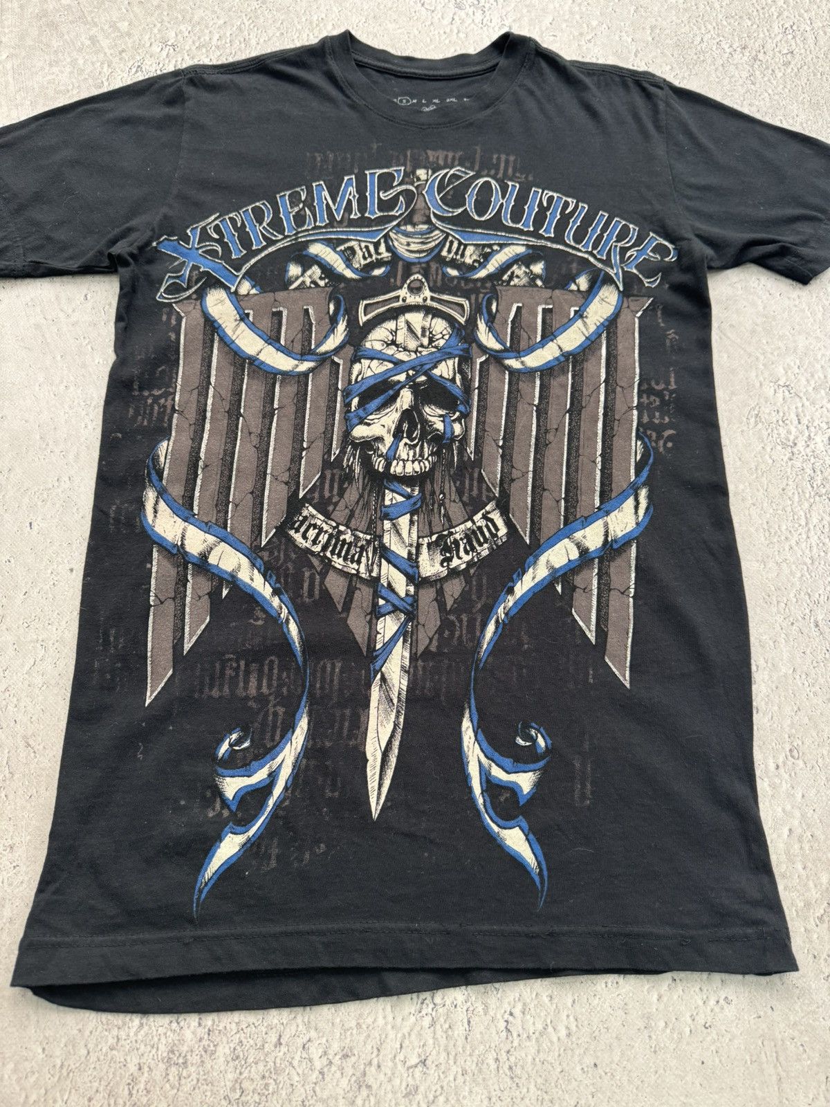 Affliction × Vintage Vintage Y2K Affliction Extreme Couture AOP T-Shirt - Large Size US S / EU 44-46 / 1 - 3 Thumbnail