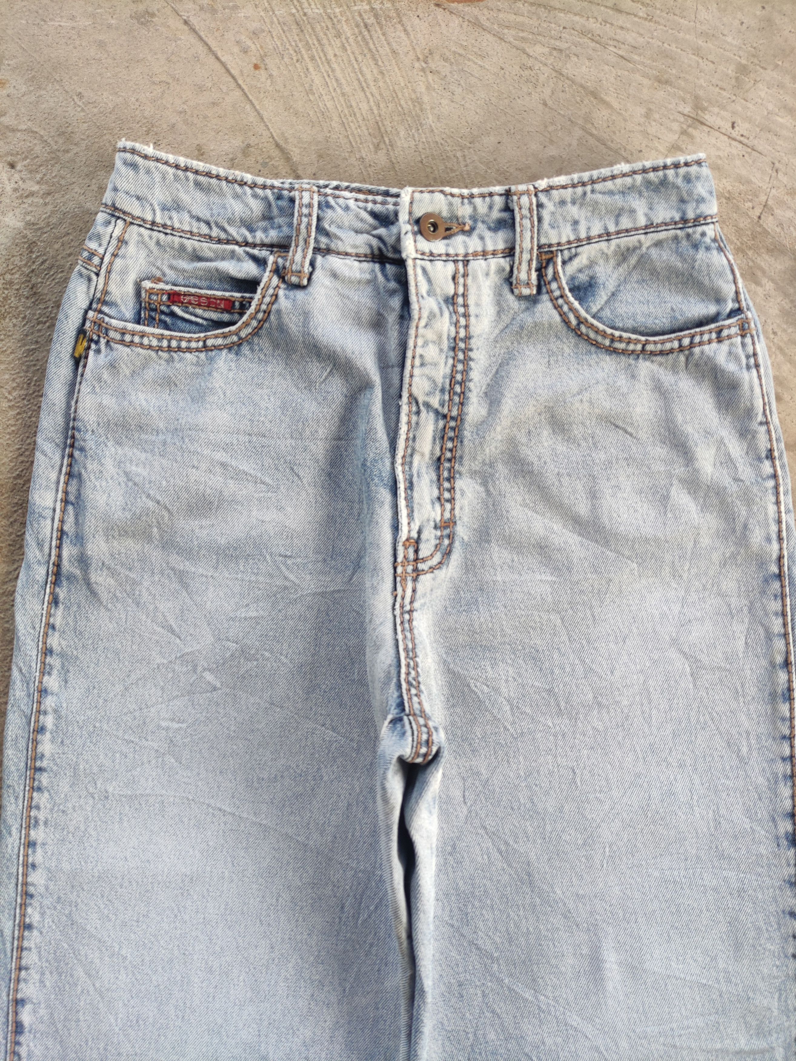 Japanese Brand Vintage Japanese Jean Distressed Faded Pants Size US 28 / EU 44 - 3 Thumbnail