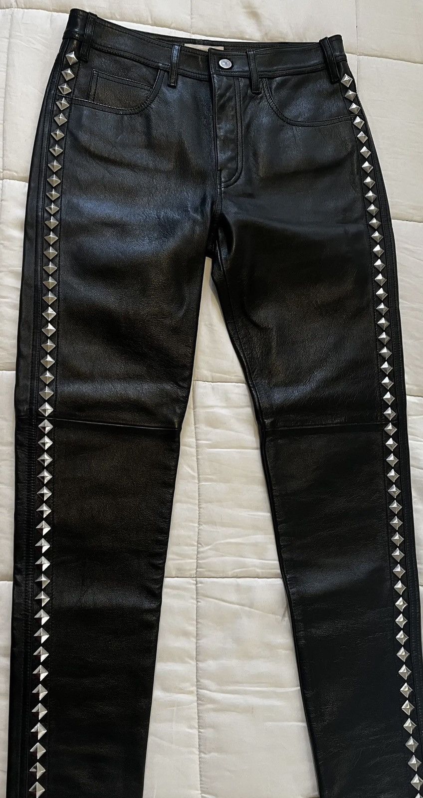 Celine Studded Leather Pants
