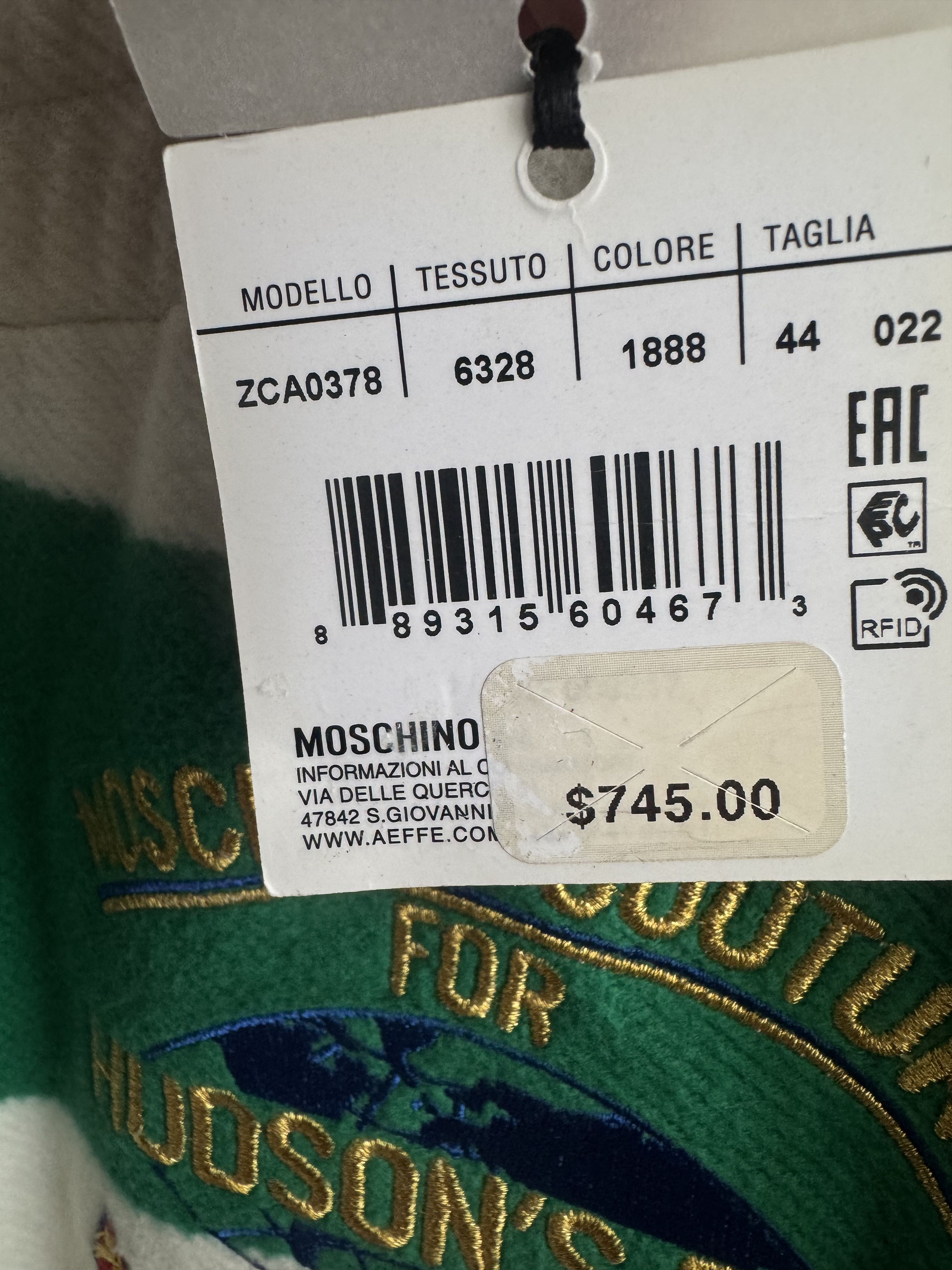 Moschino Moschino Men's Hudson's Bay Sweatpants Size 29 Size US 29 - 5 Thumbnail