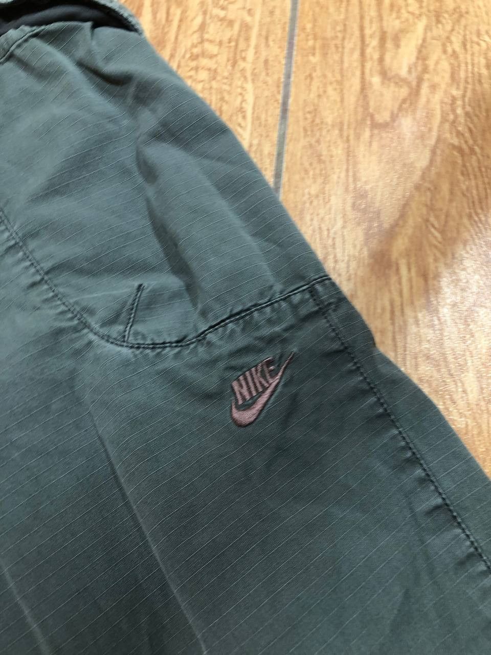Nike Vintage Nike Shorts distressed Cargo Green Khaki Y2K Size US 34 / EU 50 - 5 Thumbnail