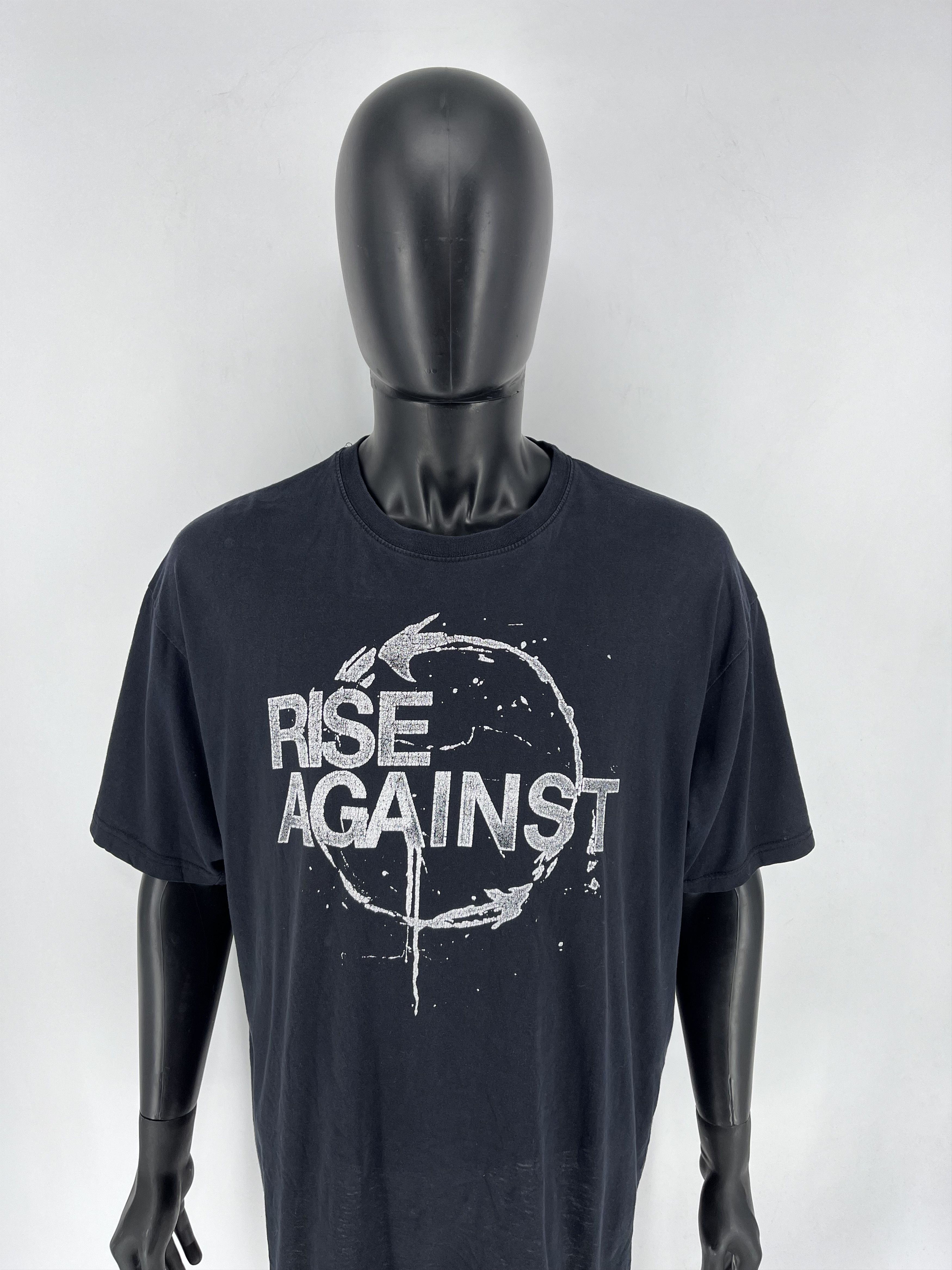 Band Tees × Vintage Rise Against Tour T Shirt Men’s Size S Rock Band Black Size US XXL / EU 58 / 5 - 5 Thumbnail