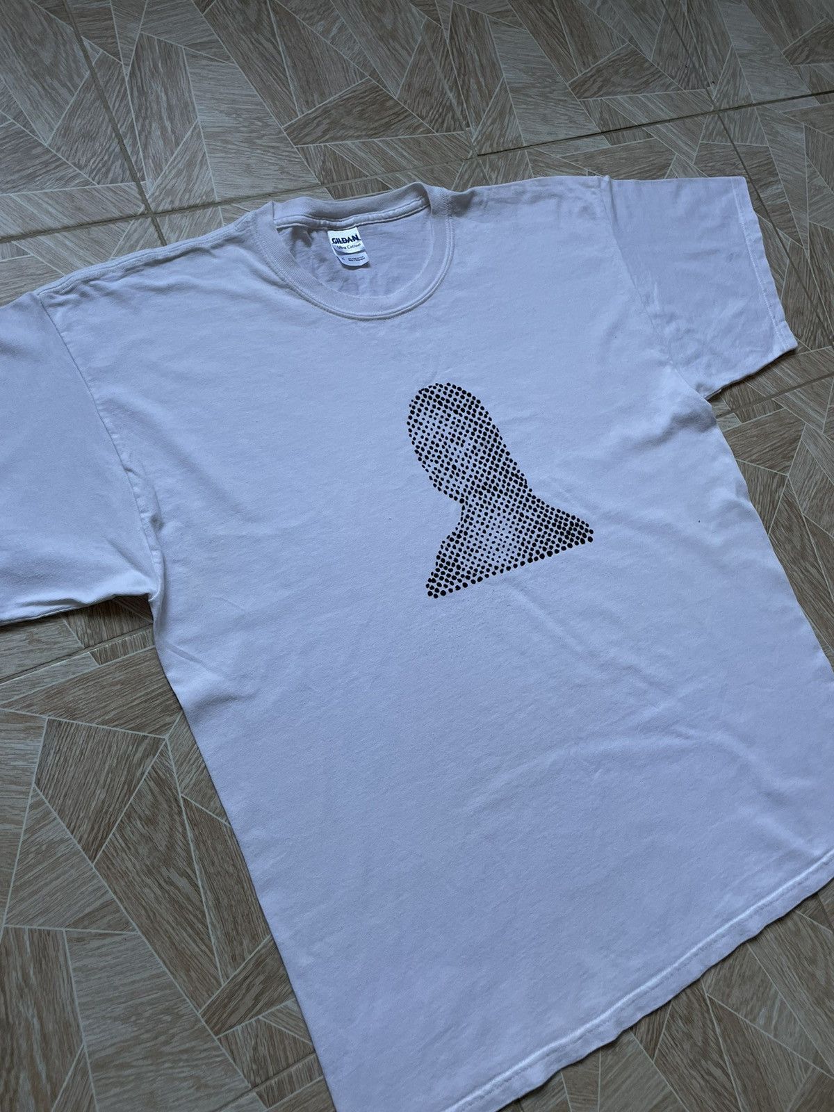 Other Vintage Art Handmade Custom Mona Lisa Hypnosis Logo White Size US XL / EU 56 / 4 - 4 Thumbnail