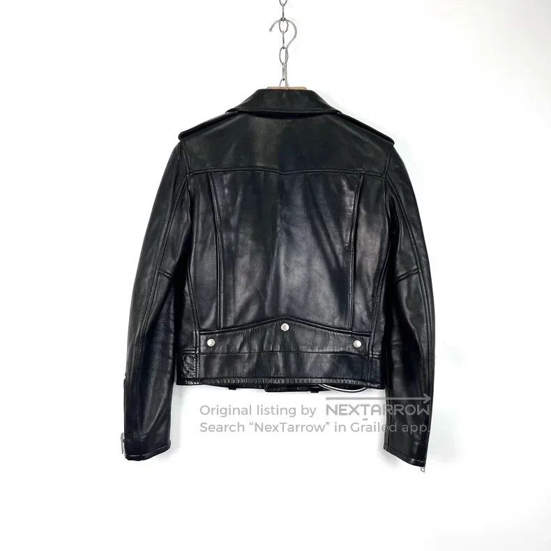 Saint Laurent Paris Saint Laurent Paris Classic Biker Sheepskin Jacket Size XS / US 0-2 / IT 36-38 - 2 Thumbnail